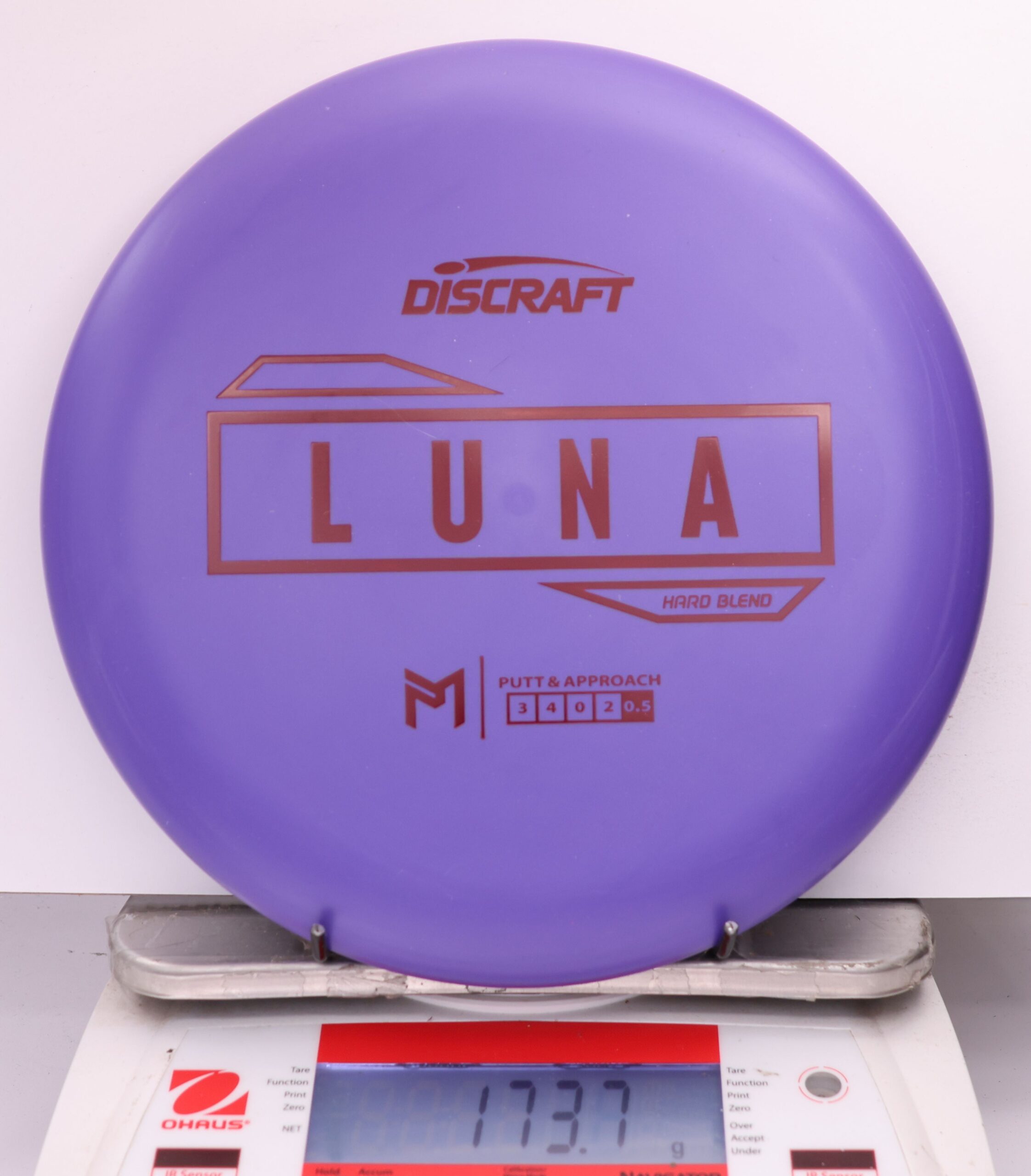 598334 Putter Line Hard Luna, Paul McBeth - #867 Purple, 174