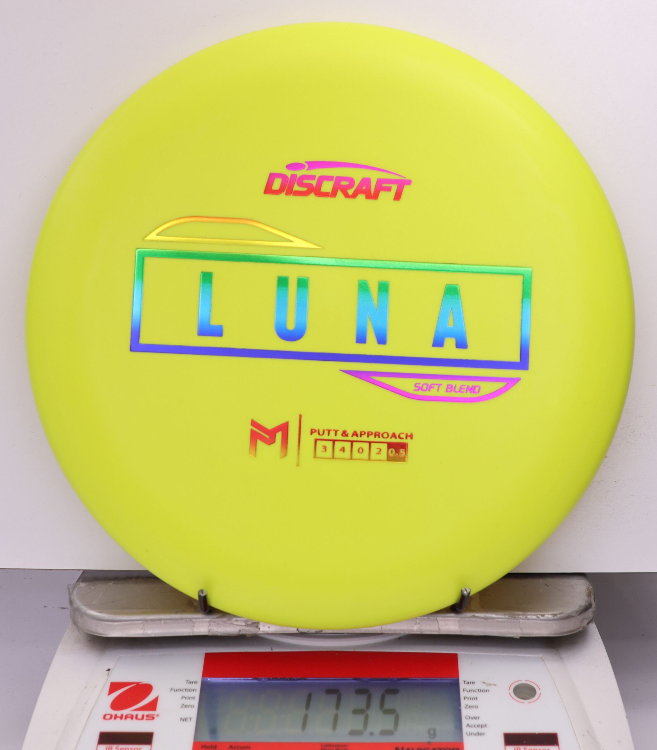 598382 Putter Line Soft Luna, Paul McBeth - #867 Yellow, 174