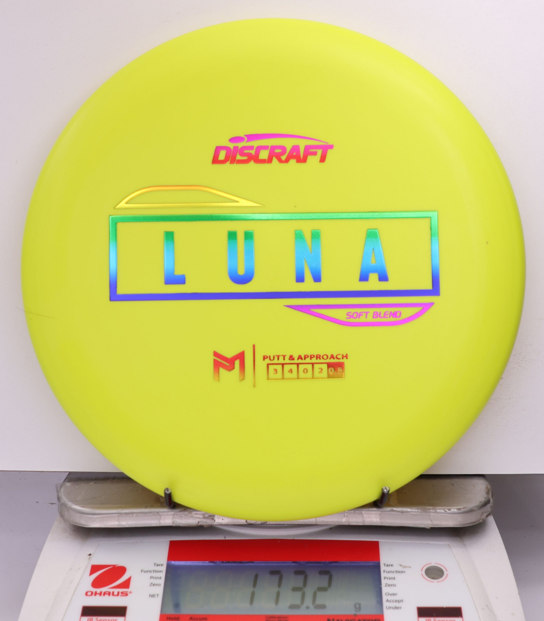 598392 Putter Line Soft Luna, Paul McBeth - #868 Yellow, 173