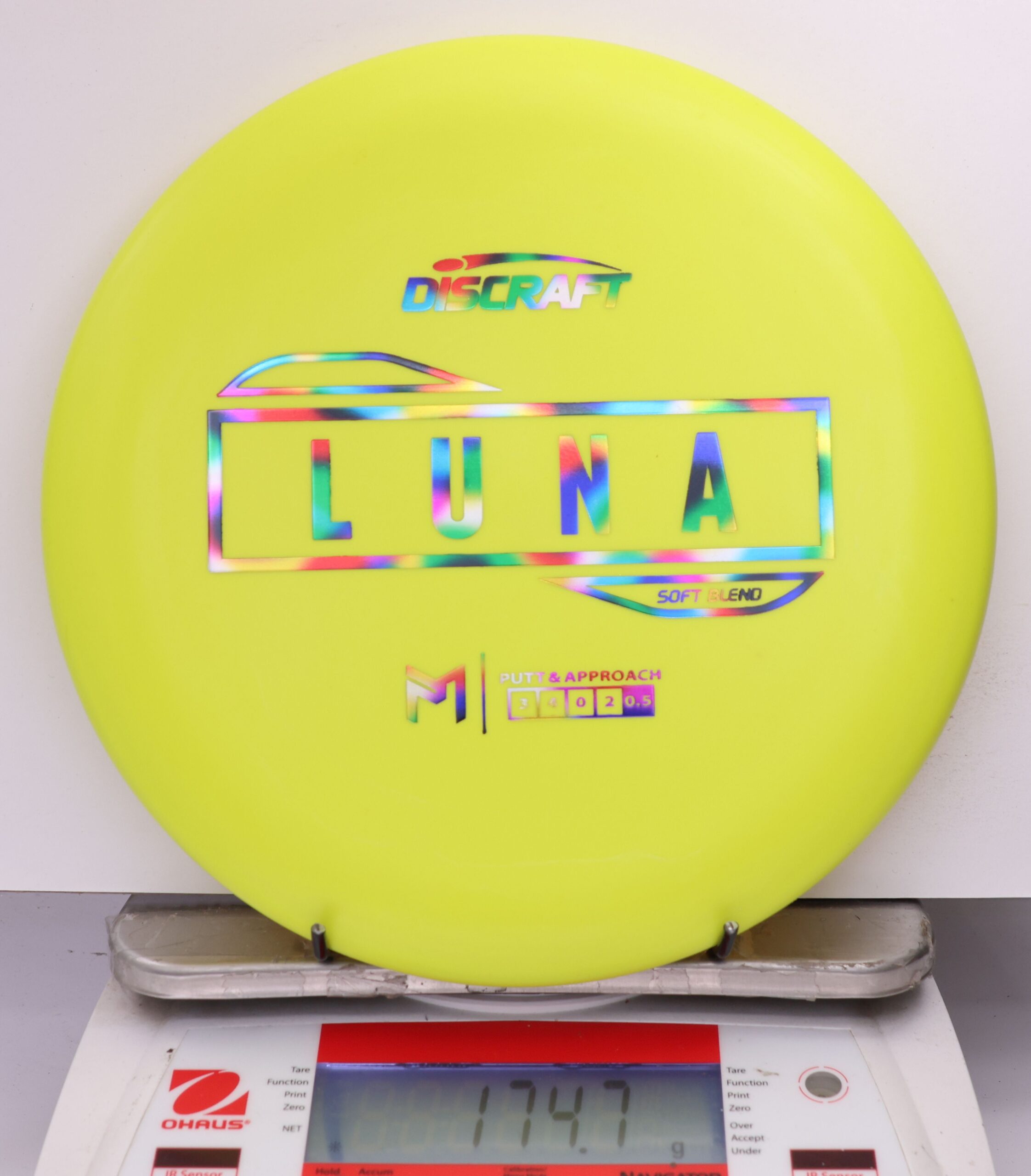 598393 Putter Line Soft Luna, Paul McBeth - #869 Yellow, 175