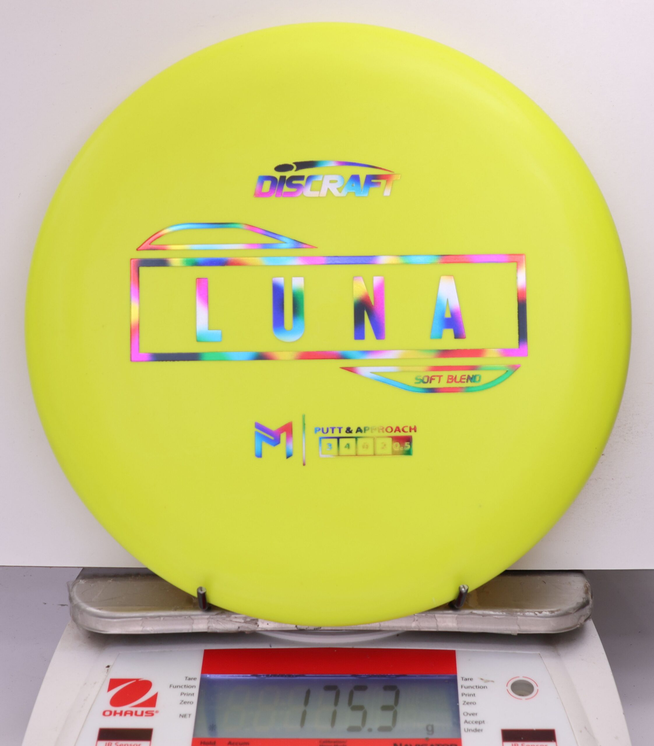 598394 Putter Line Soft Luna, Paul McBeth - #870 Yellow, 175