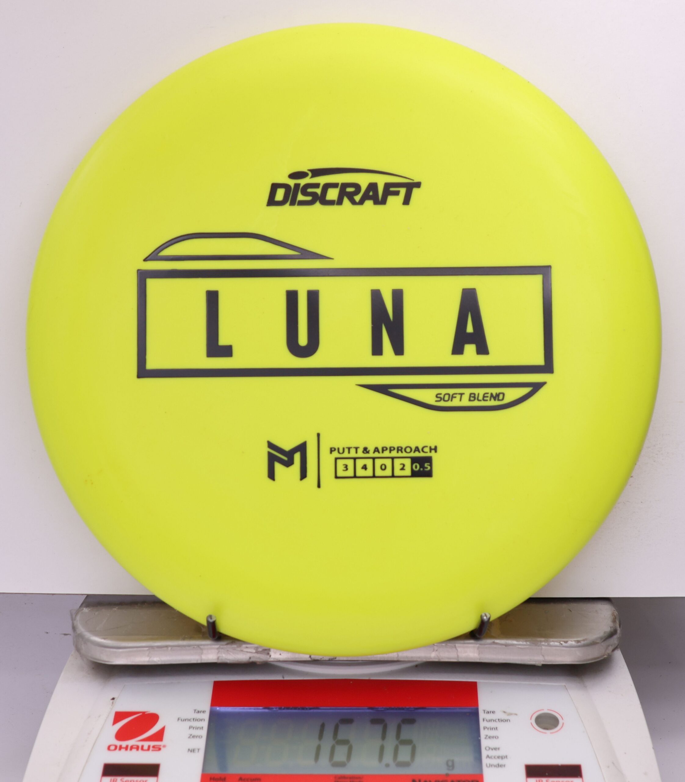598395 Putter Line Soft Luna, Paul McBeth - #871 Yellow, 168