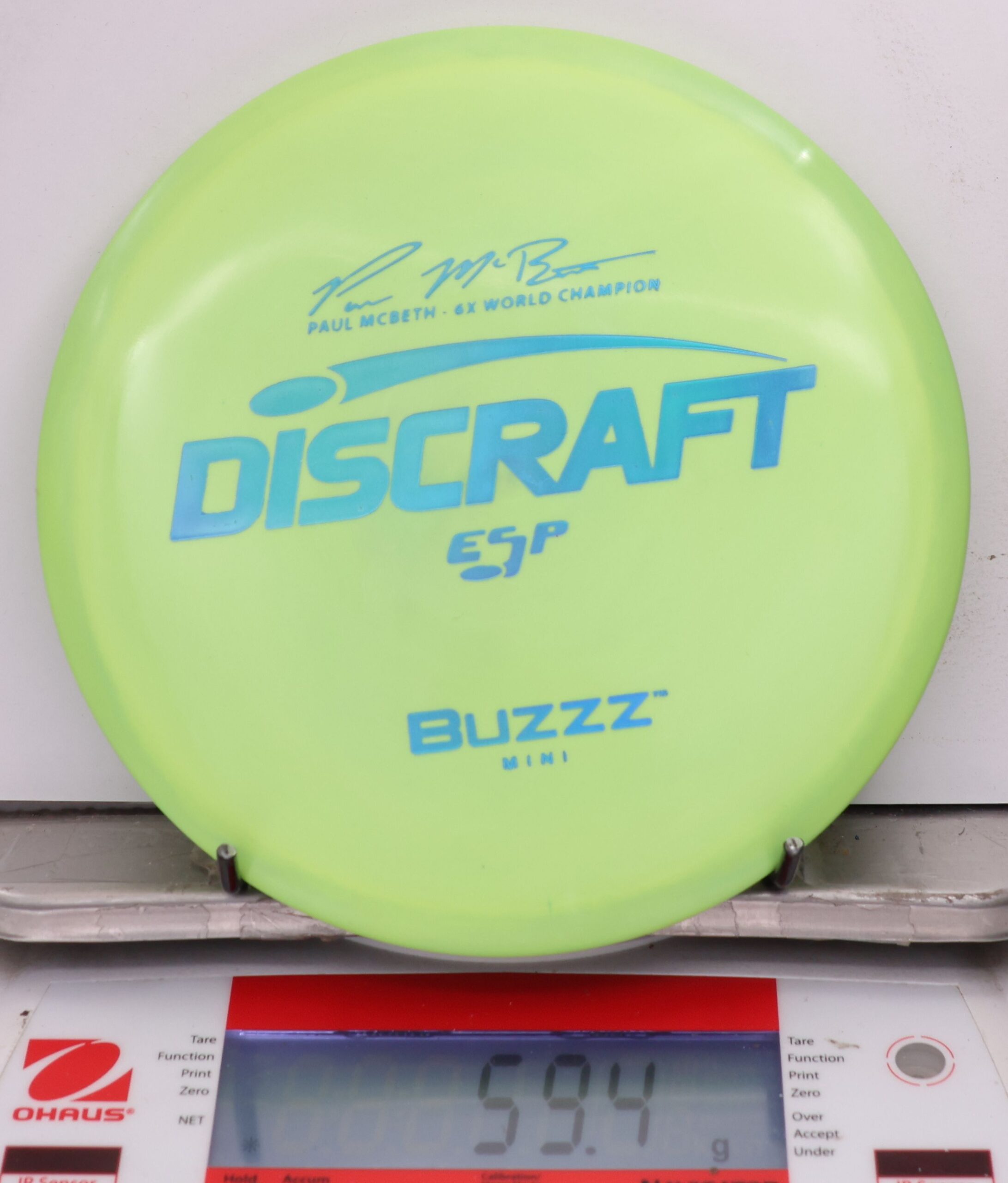 598693 ESP Buzzz Mini, McBeth 6X - #46 LtGreen, 59