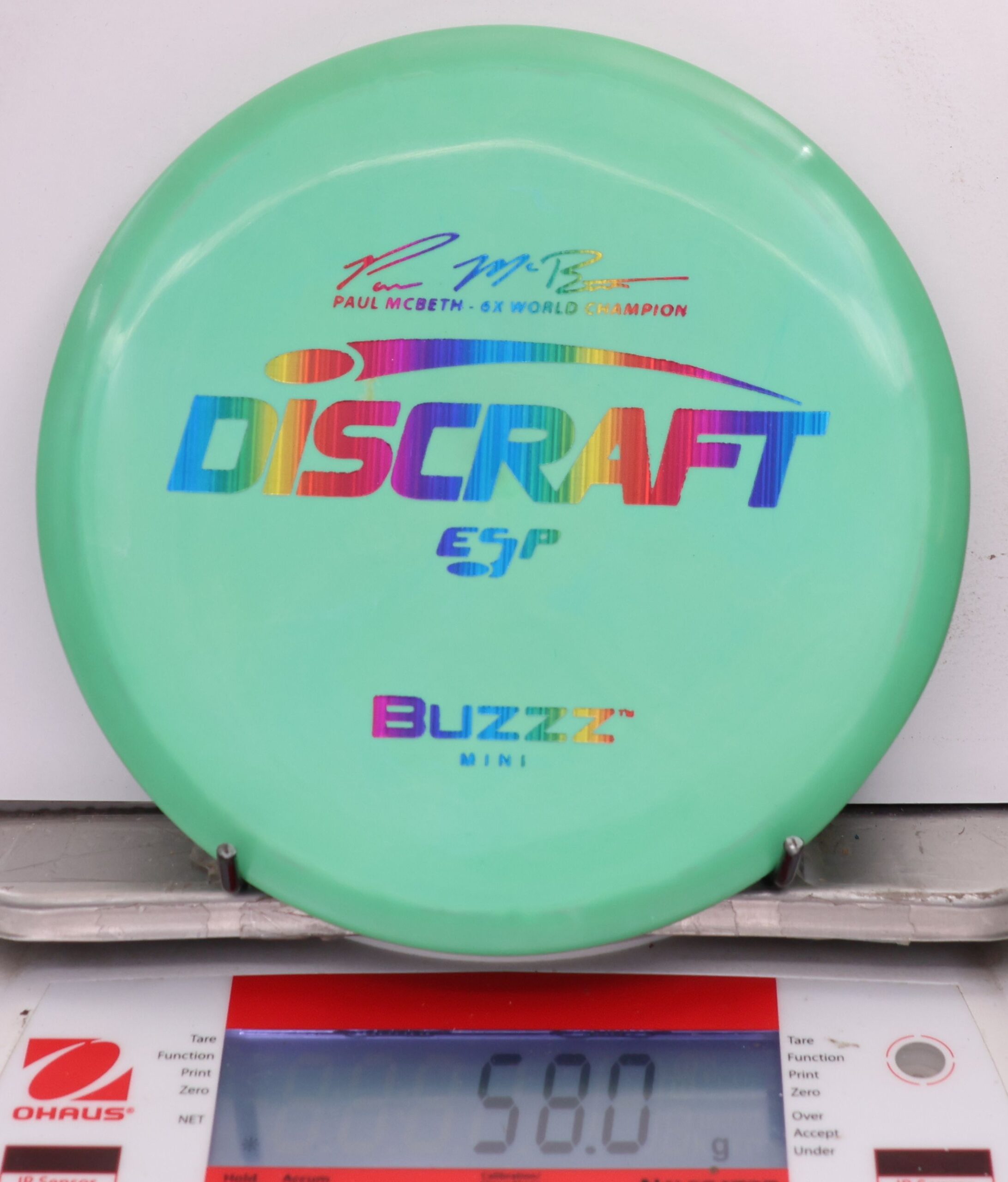 598713 ESP Buzzz Mini, McBeth 6X - #51 GreenBlue, 58