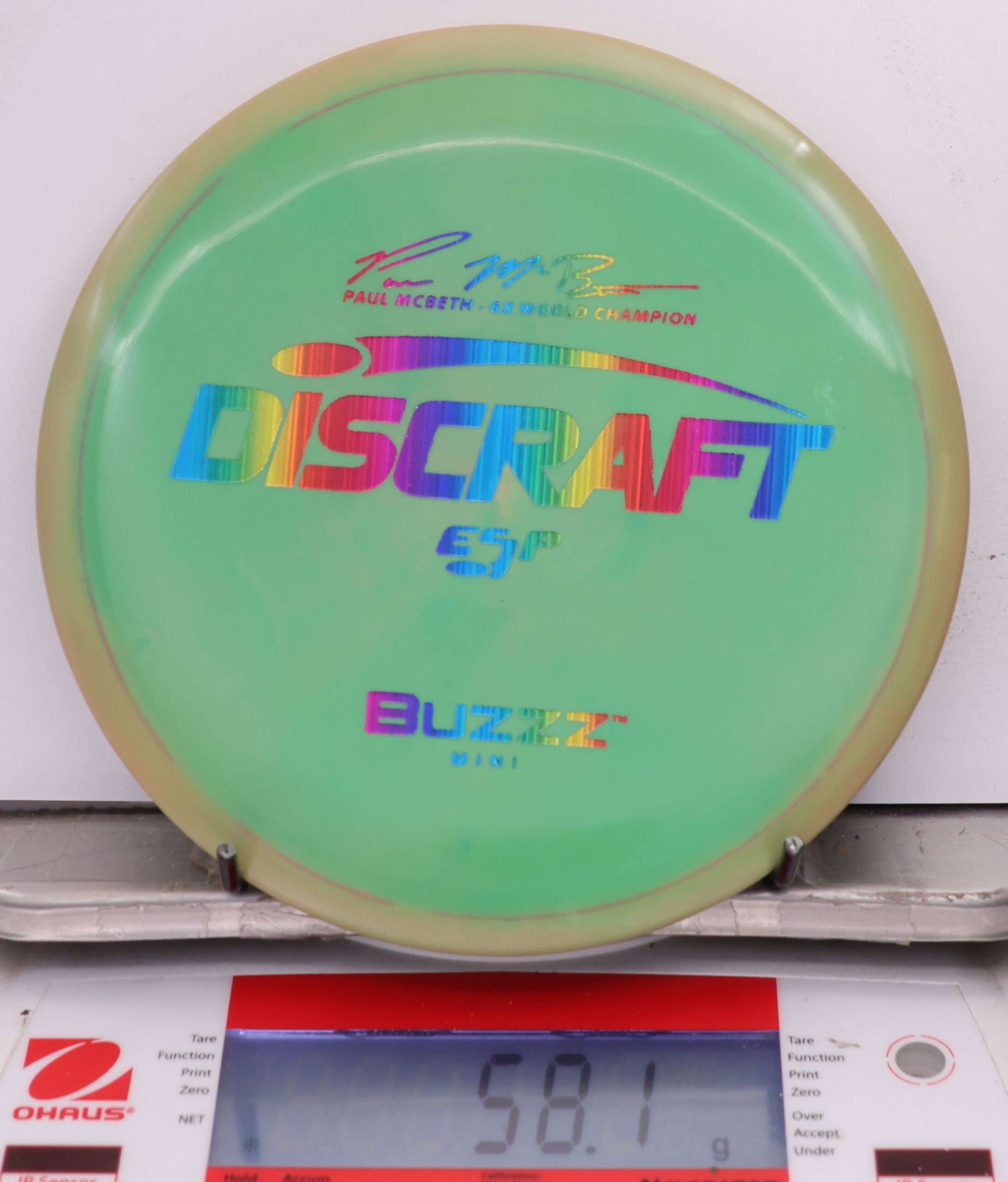598731 ESP Buzzz Mini, McBeth 6X - #54 DkOrngGreen, 58