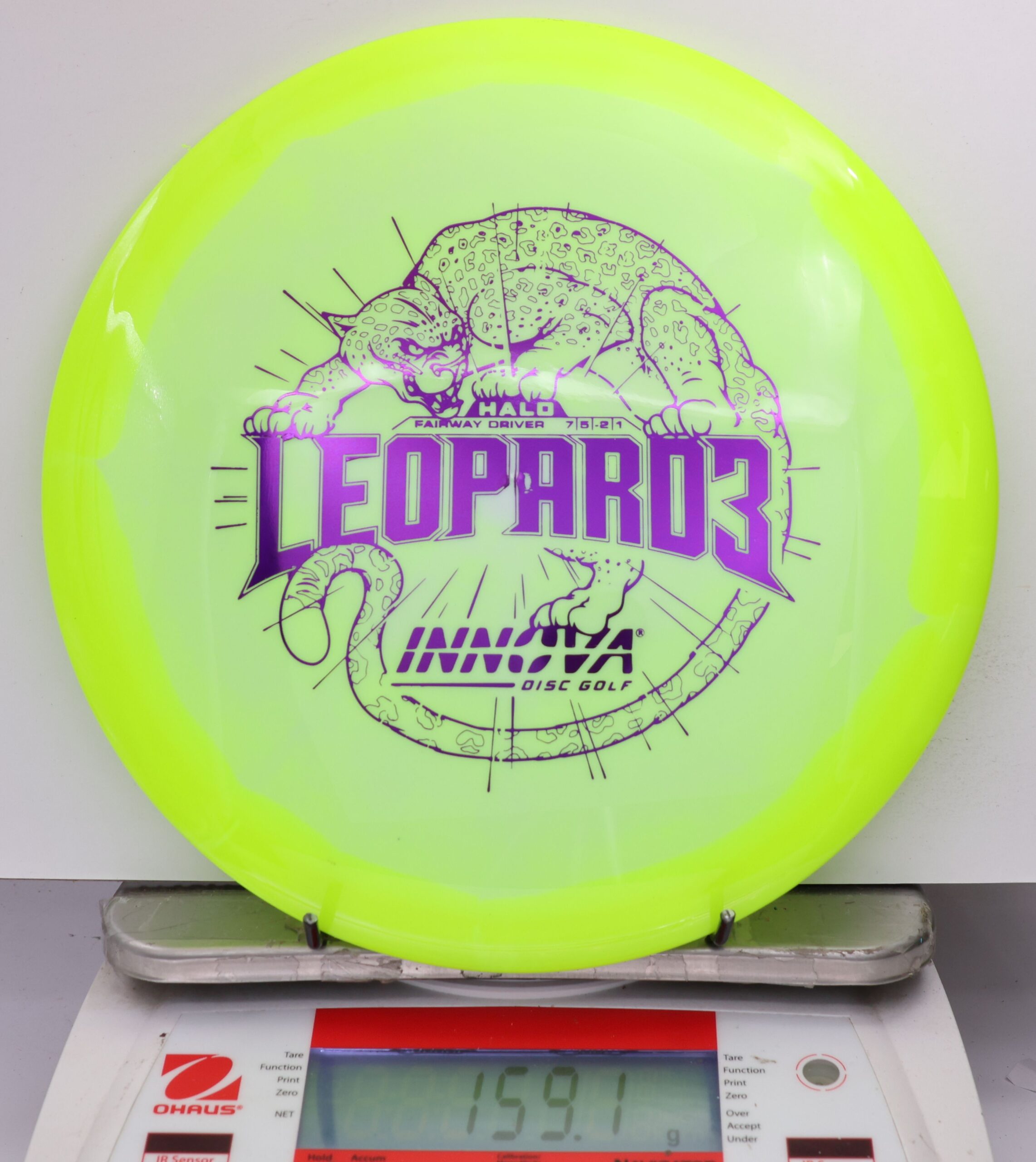 599283 Halo Star Leopard3 - #258 Yellow-White, 159