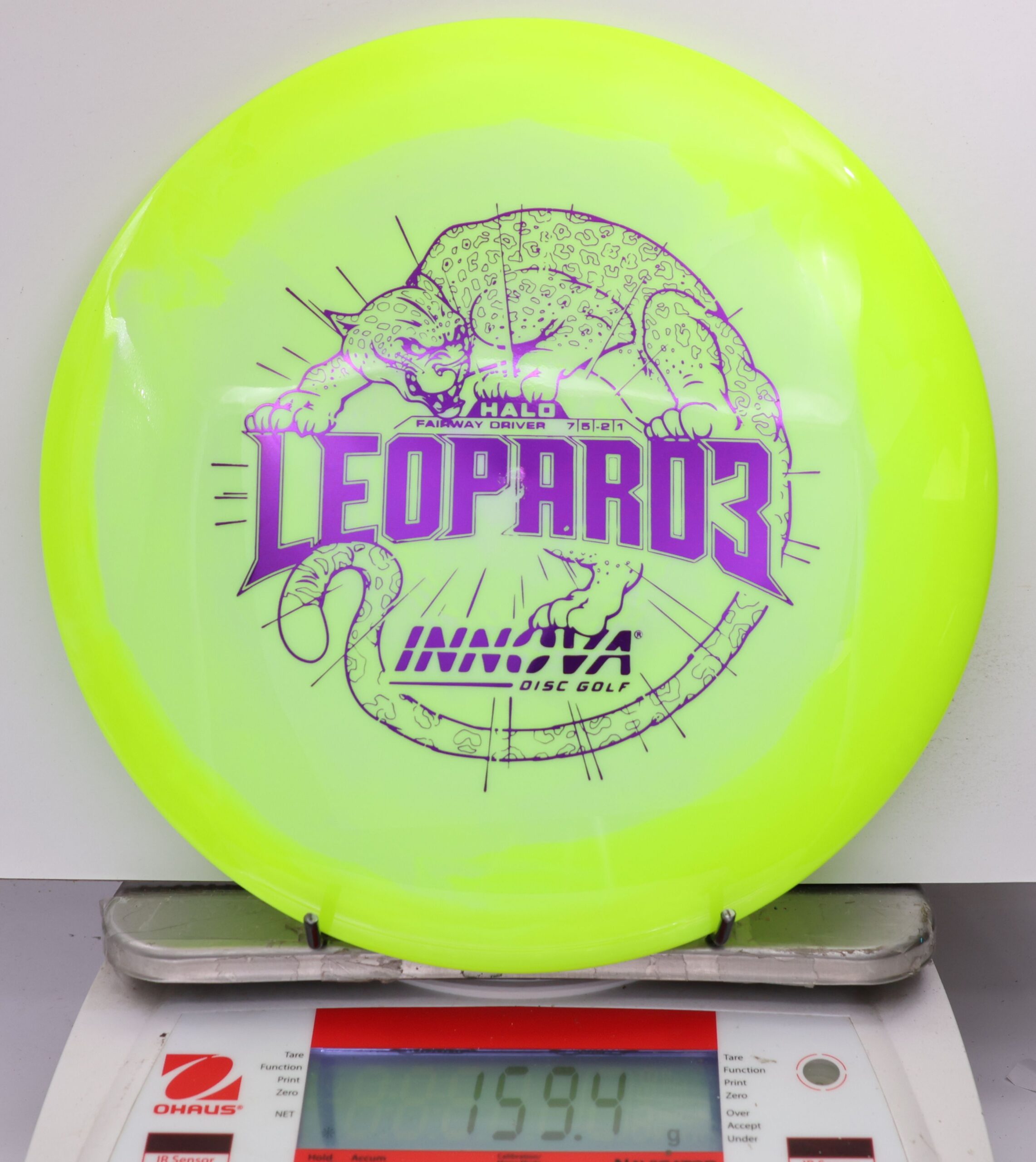 599284 Halo Star Leopard3 - #259 Yellow-White, 159