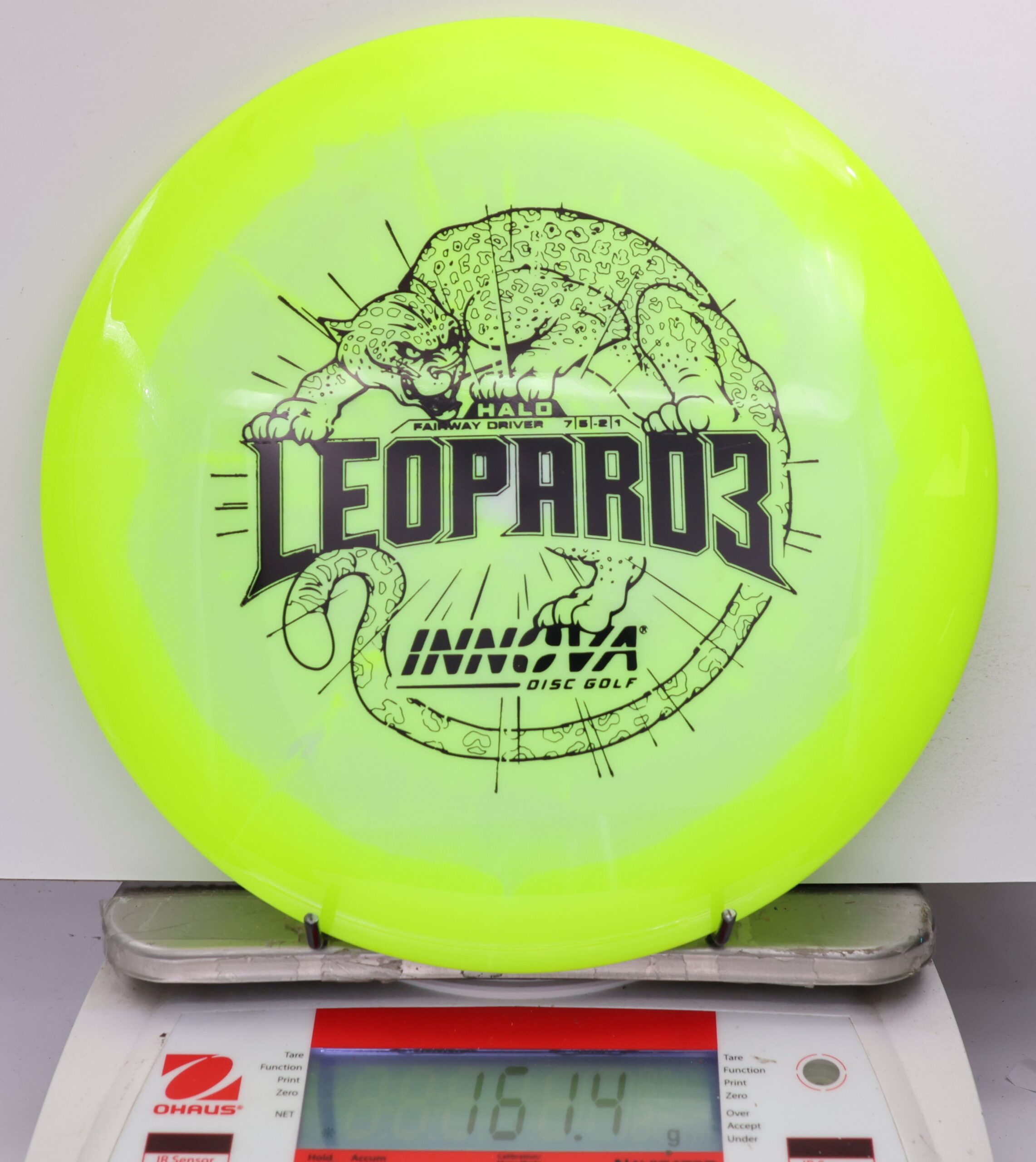 599291 Halo Star Leopard3 - #261 Yellow-White, 161