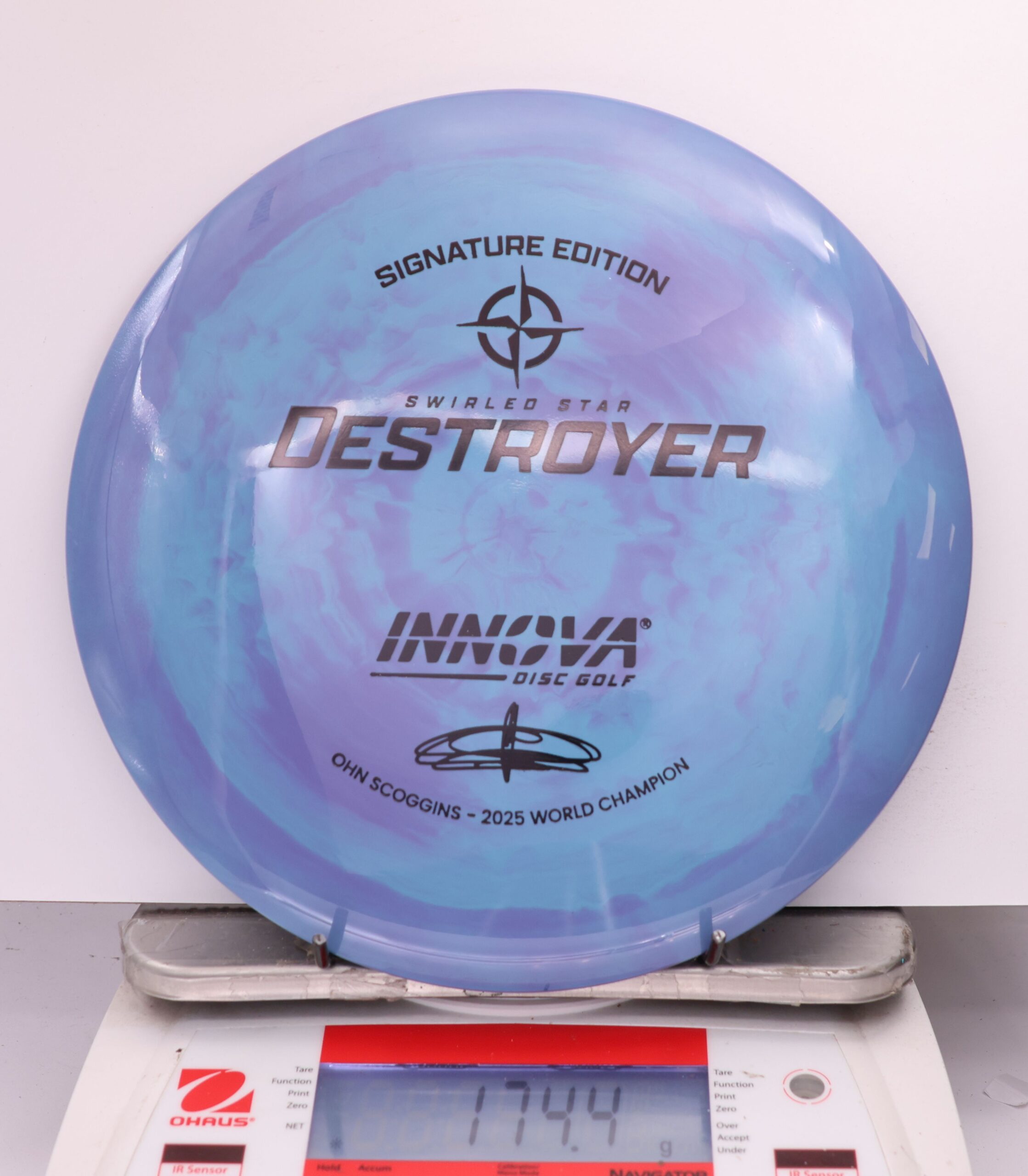 599424 Swirled Star Destroyer, Ohn Scoggins 2025 FPO World Champion - #256 Blurple, 174