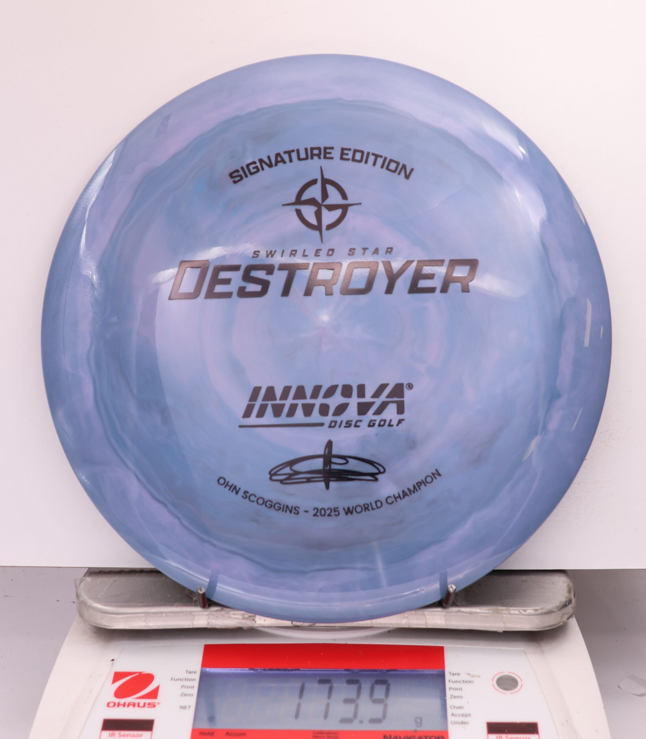 599427 Swirled Star Destroyer, Ohn Scoggins 2025 FPO World Champion - #259 Blurple, 174