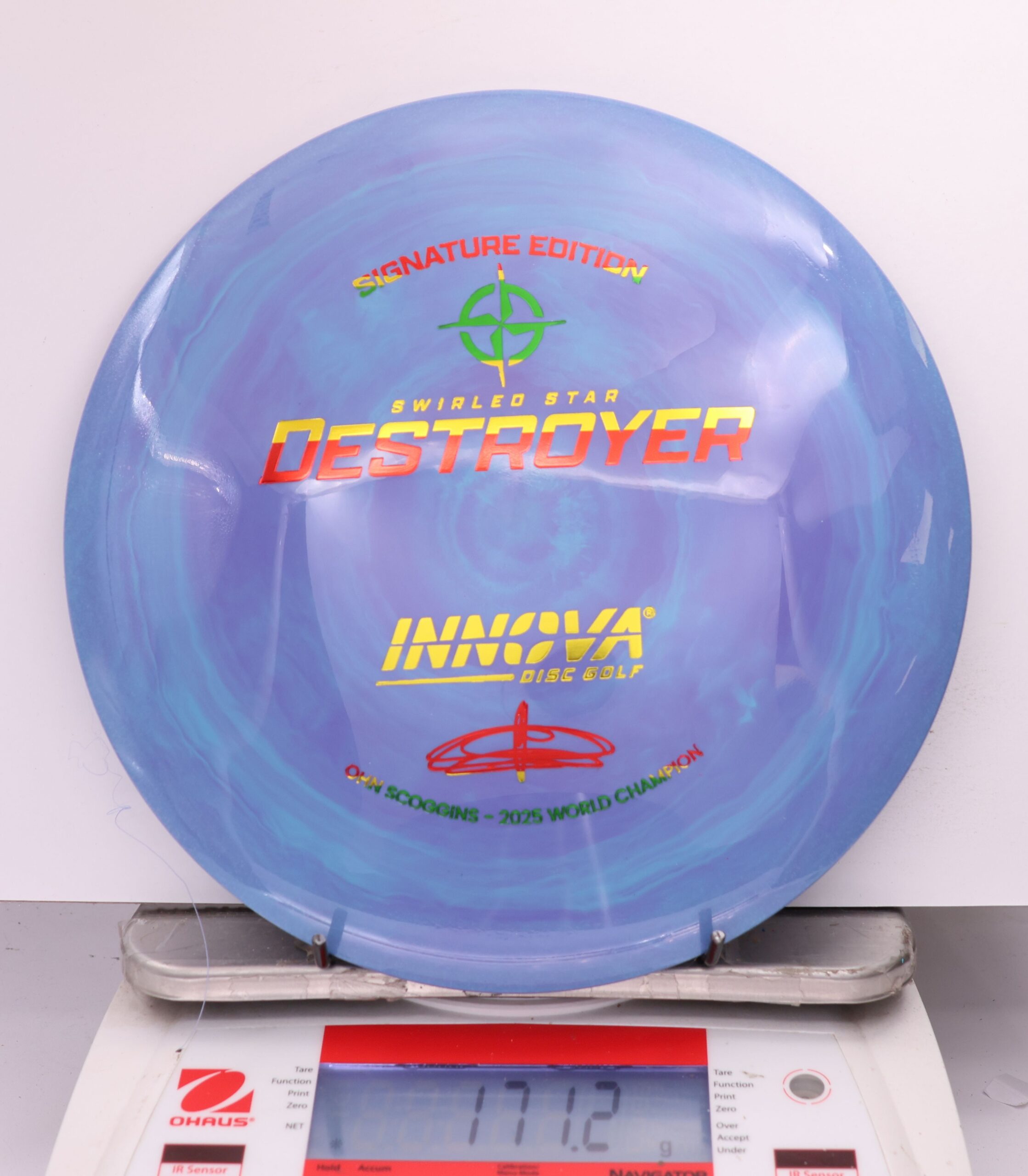 599444 Swirled Star Destroyer, Ohn Scoggins 2025 FPO World Champion - #261 Blurple, 171