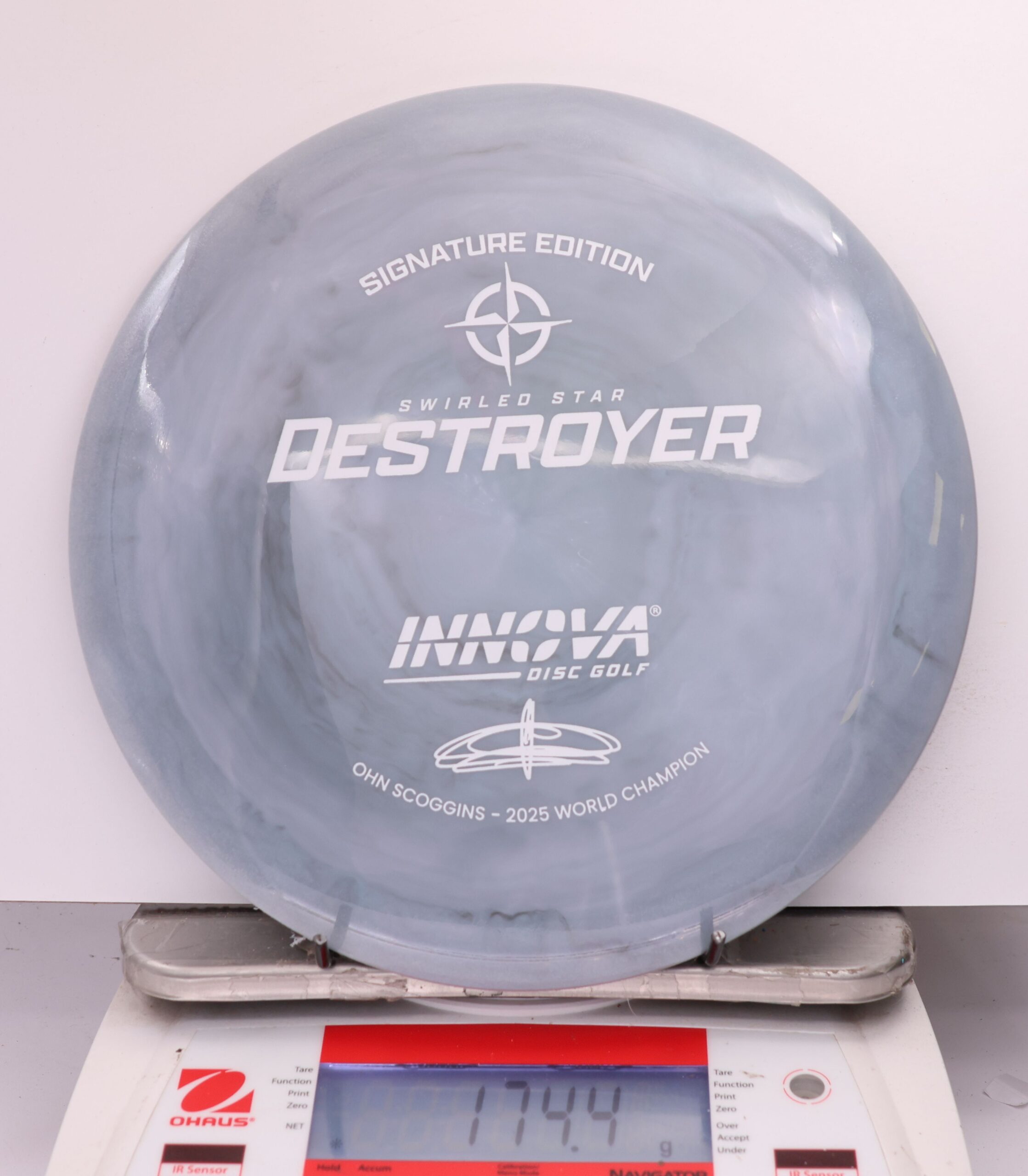 599448 Swirled Star Destroyer, Ohn Scoggins 2025 FPO World Champion - #265 Gray, 174