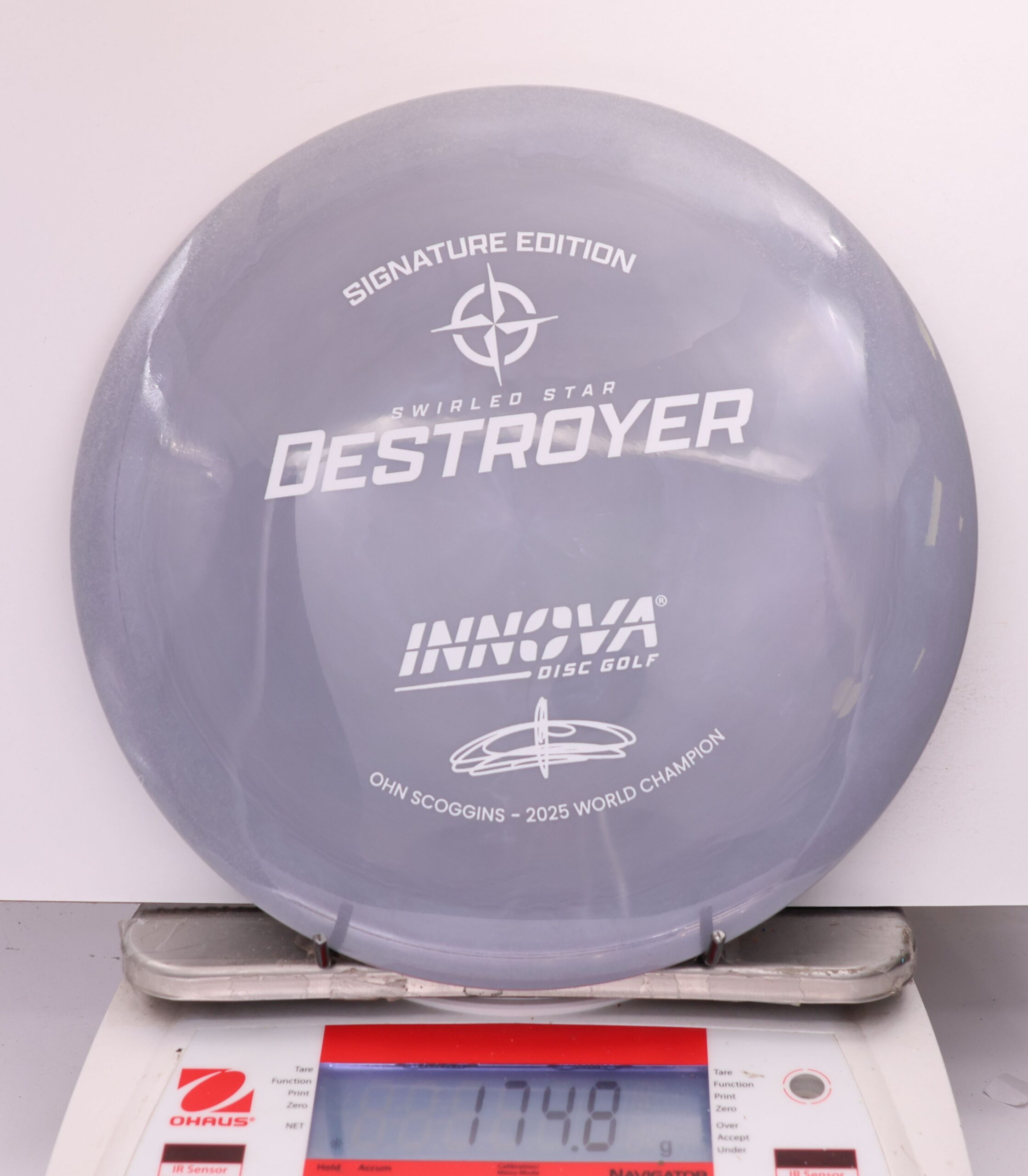 599464 Swirled Star Destroyer, Ohn Scoggins 2025 FPO World Champion - #266 Gray, 175