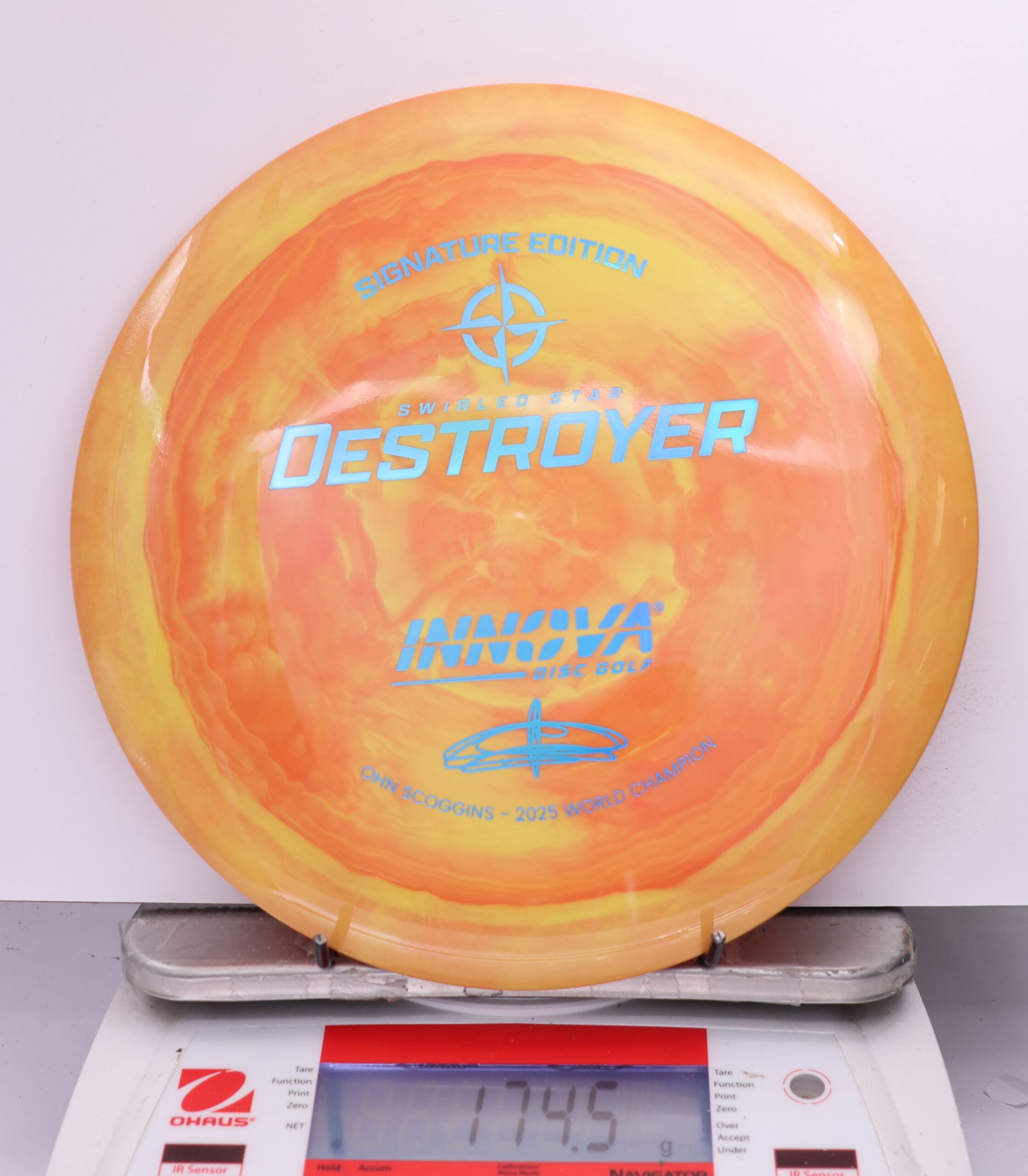 599467 Swirled Star Destroyer, Ohn Scoggins 2025 FPO World Champion - #269 Orange, 175