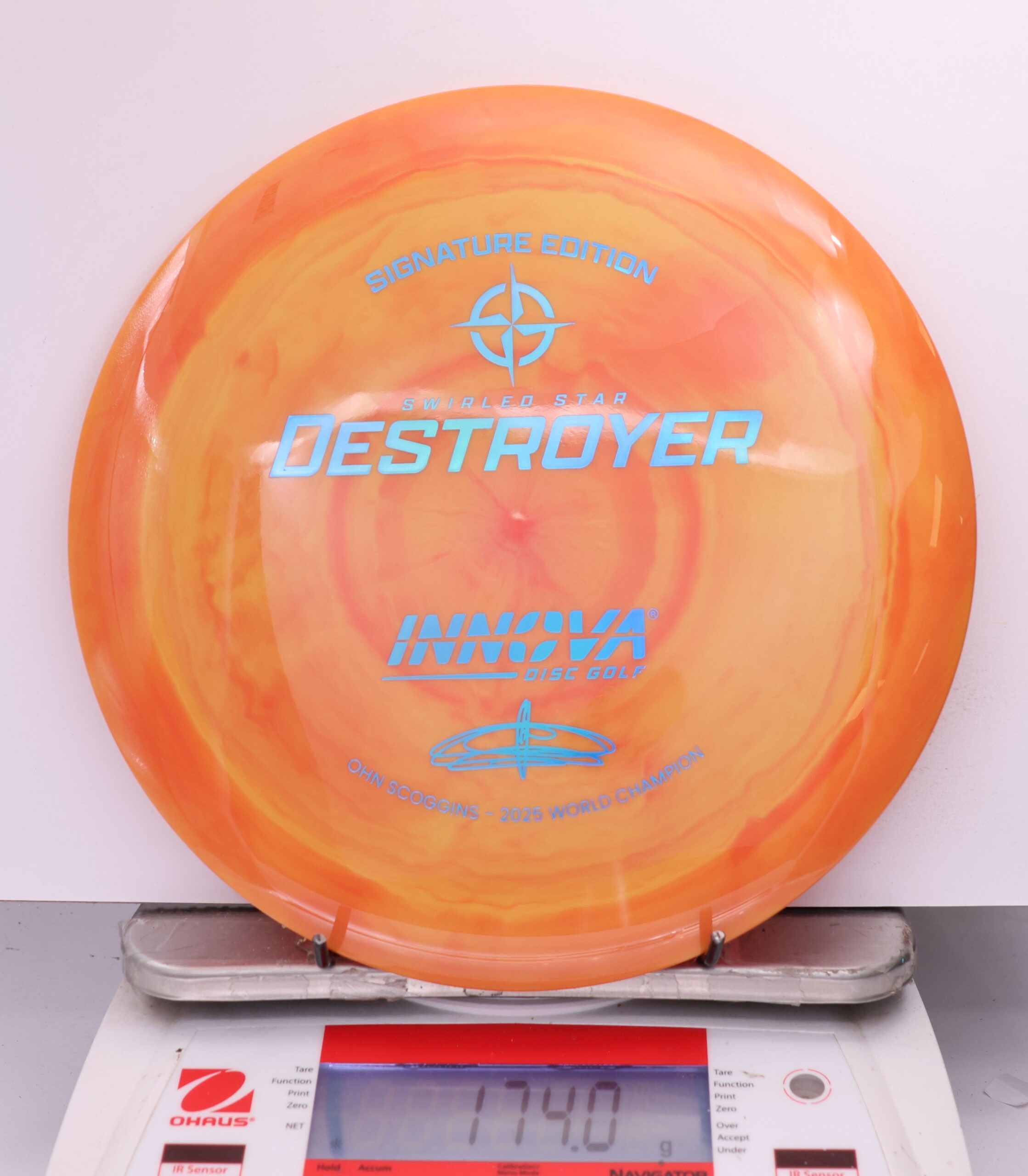 599485 Swirled Star Destroyer, Ohn Scoggins 2025 FPO World Champion - #272 Orange, 174