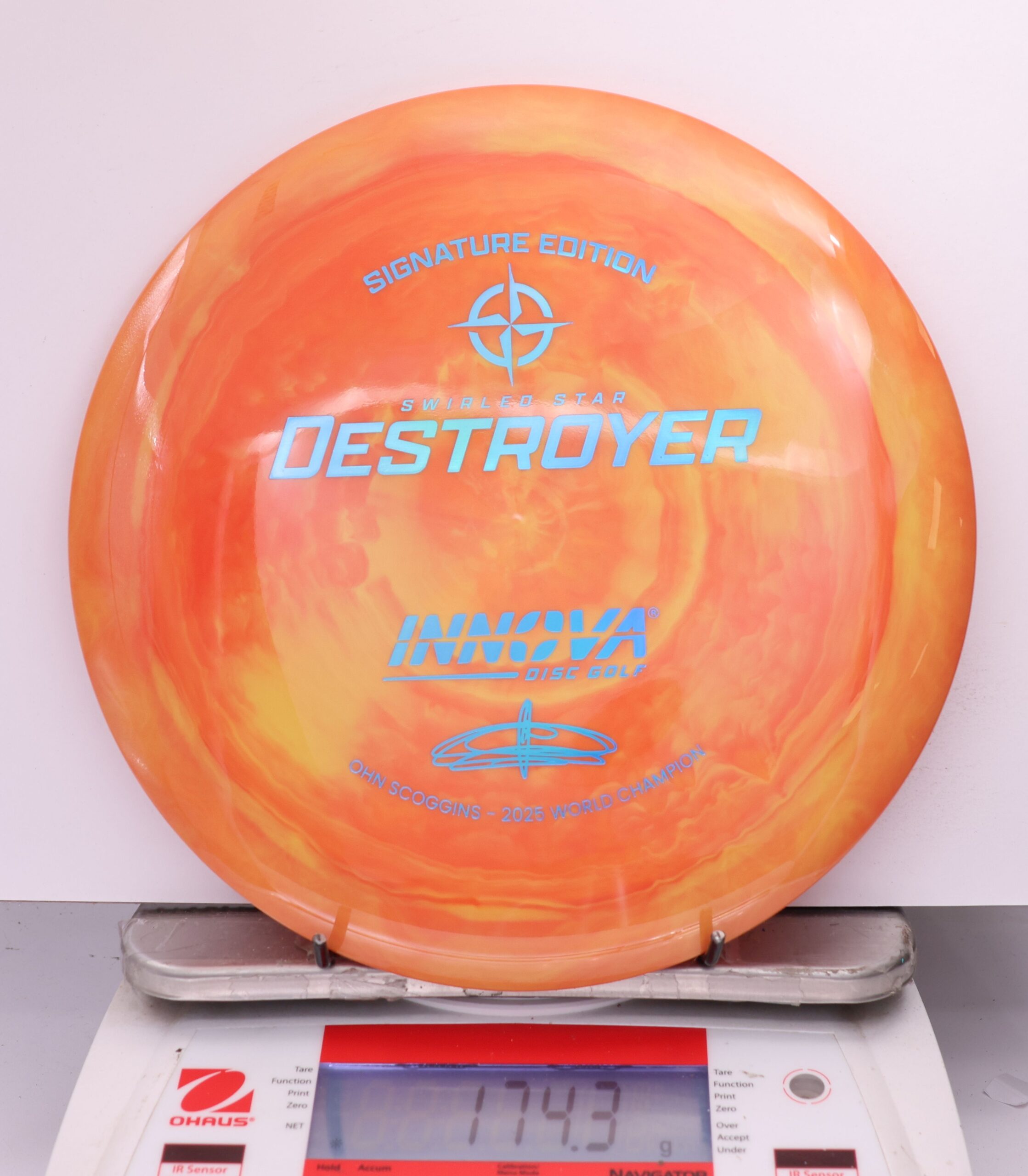 599486 Swirled Star Destroyer, Ohn Scoggins 2025 FPO World Champion - #273 Orange, 174