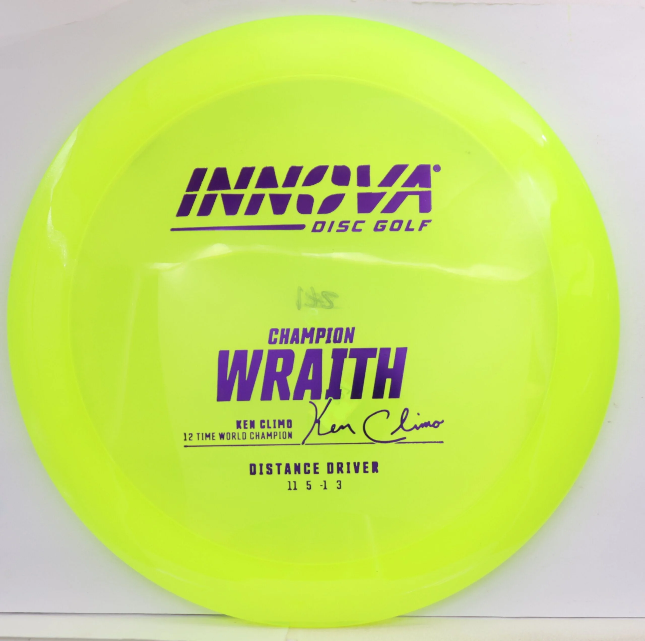 Champion Wraith, Ken Climo 12X