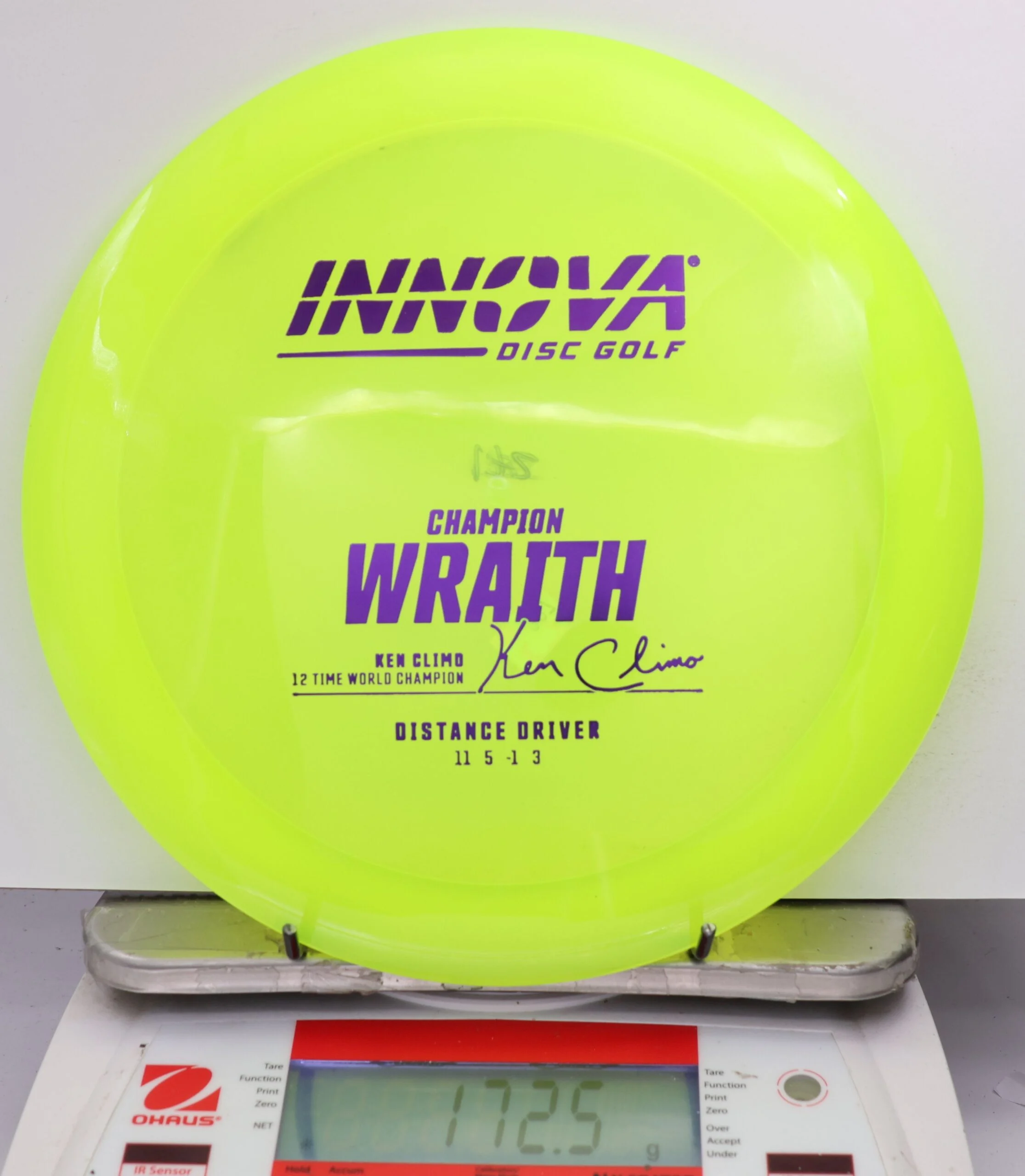 600912 Champion Wraith, Ken Climo 12X - #287 NYellow, 173