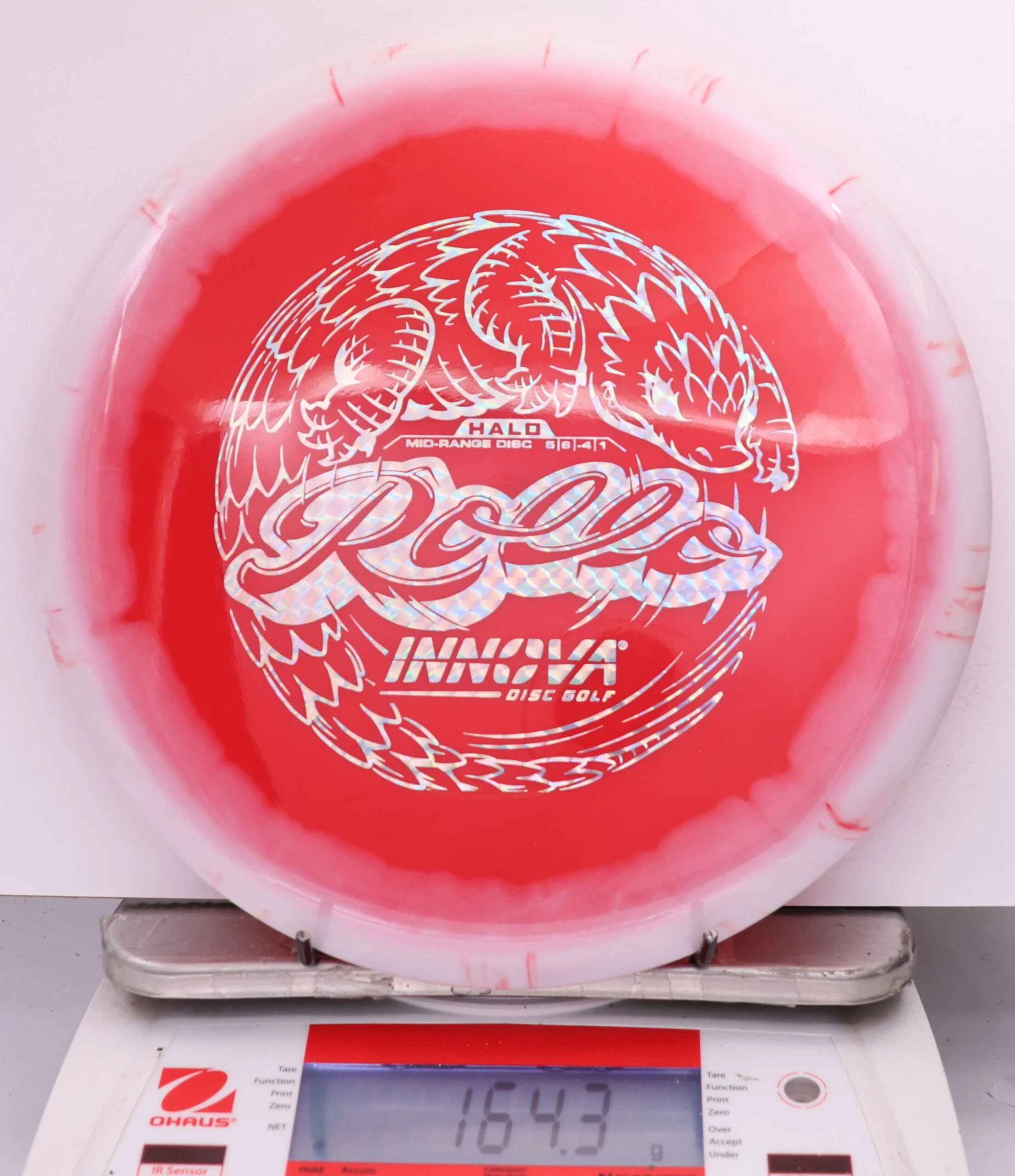 601019 Halo Star Rollo - #299 White-Red, 164
