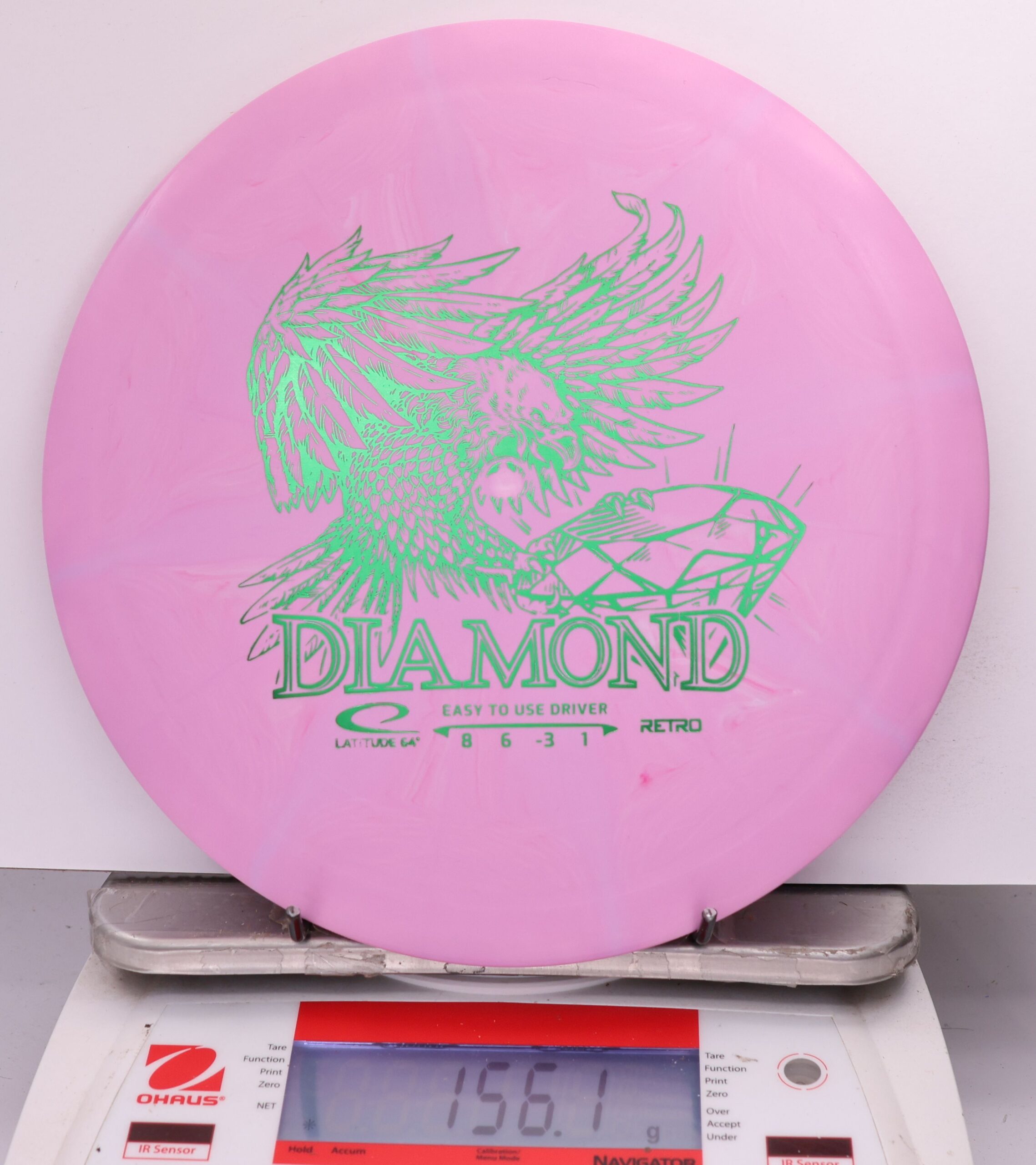 604313 Retro Burst Diamond - #855 Pink, 156