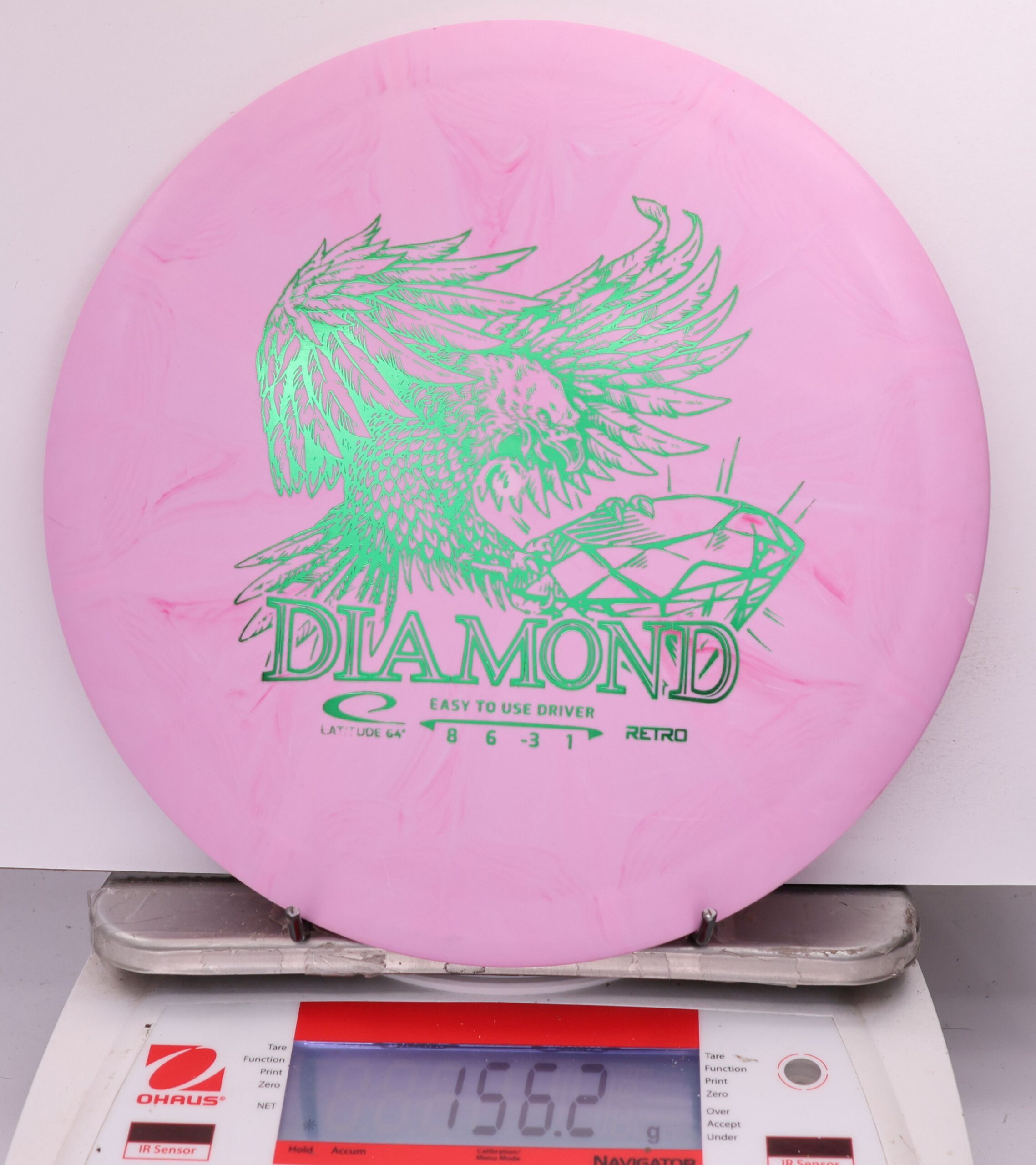 604315 Retro Burst Diamond - #857 Pink, 156