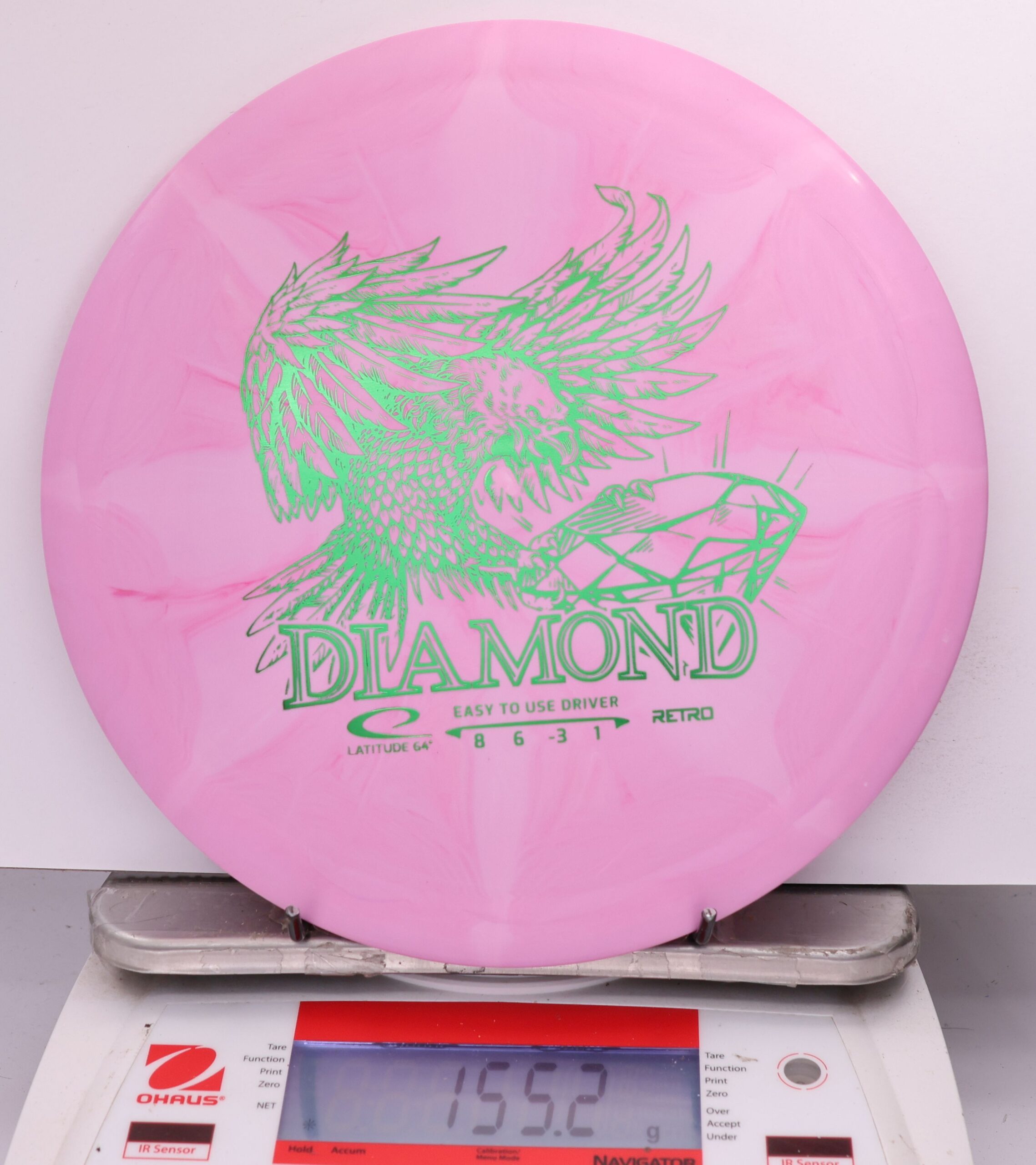 604316 Retro Burst Diamond - #858 Pink, 155