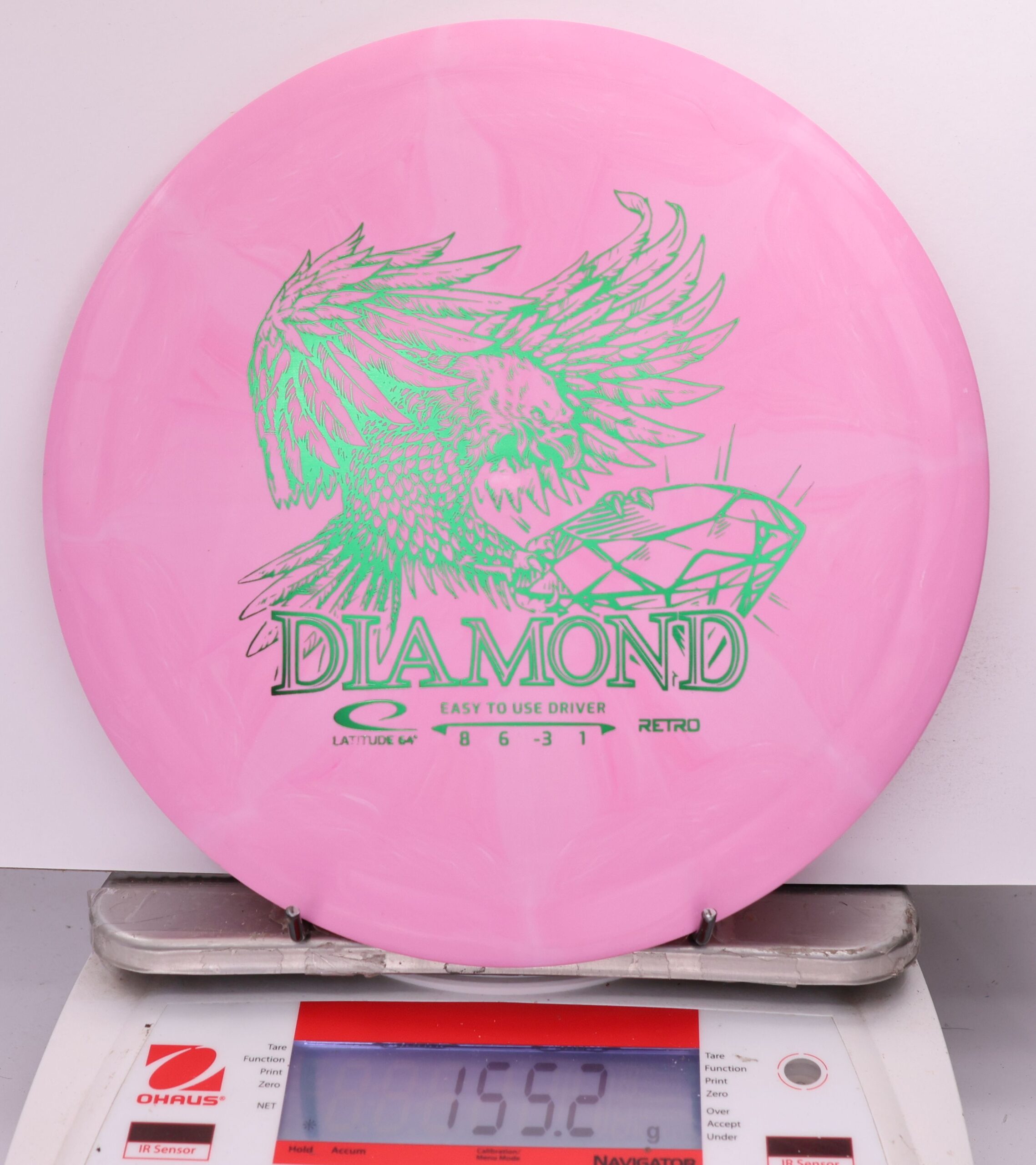 604323 Retro Burst Diamond - #859 Pink, 155