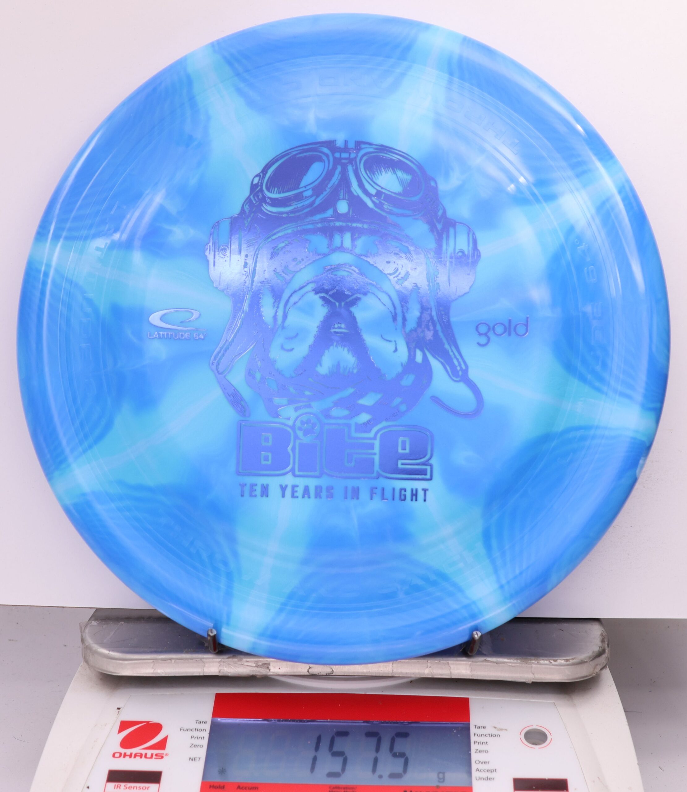 604941 Gold Burst Bite, 10 Year Anniversary - #850 Blue, 158