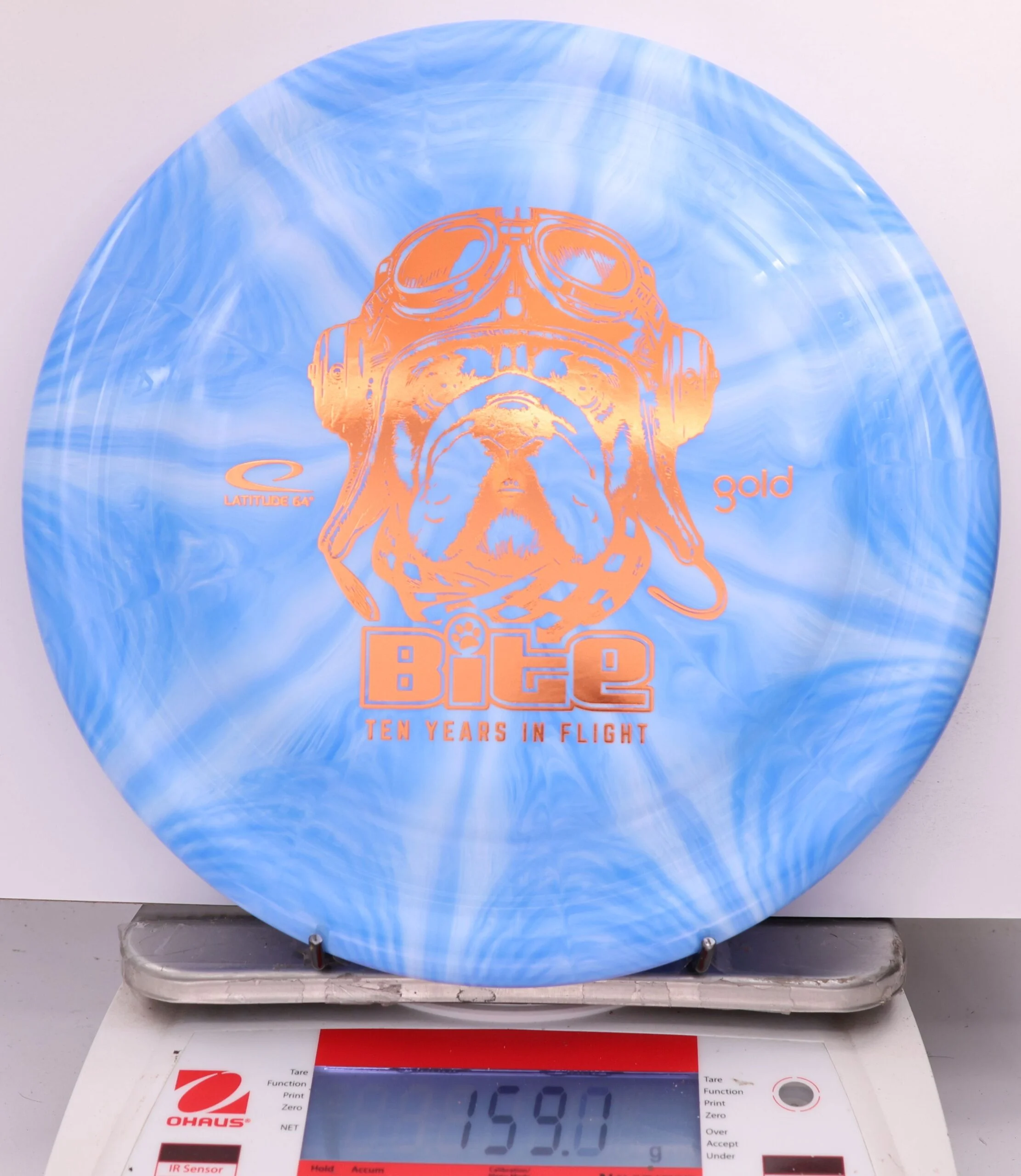 604959 Gold Burst Bite, 10 Year Anniversary - #856 Blue, 159