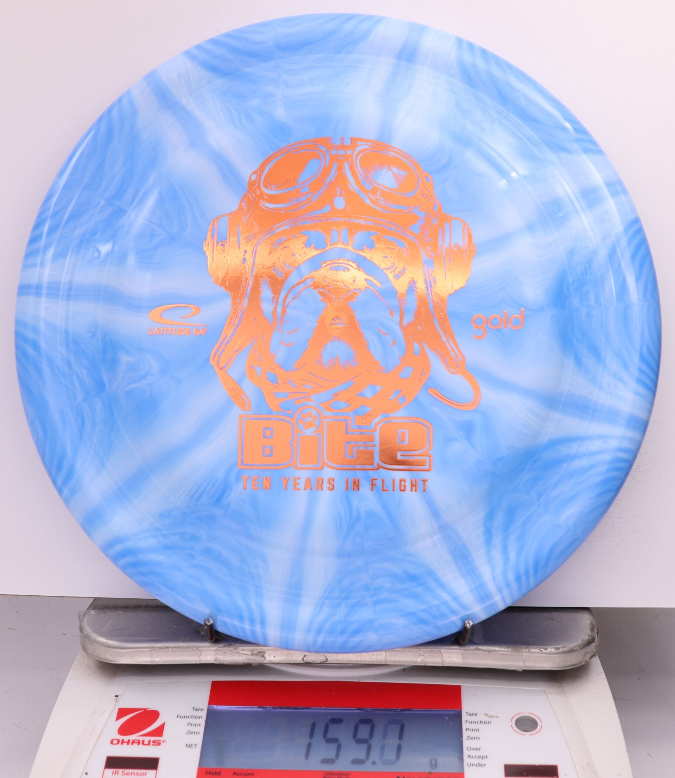 604959 Gold Burst Bite, 10 Year Anniversary - #856 Blue, 159