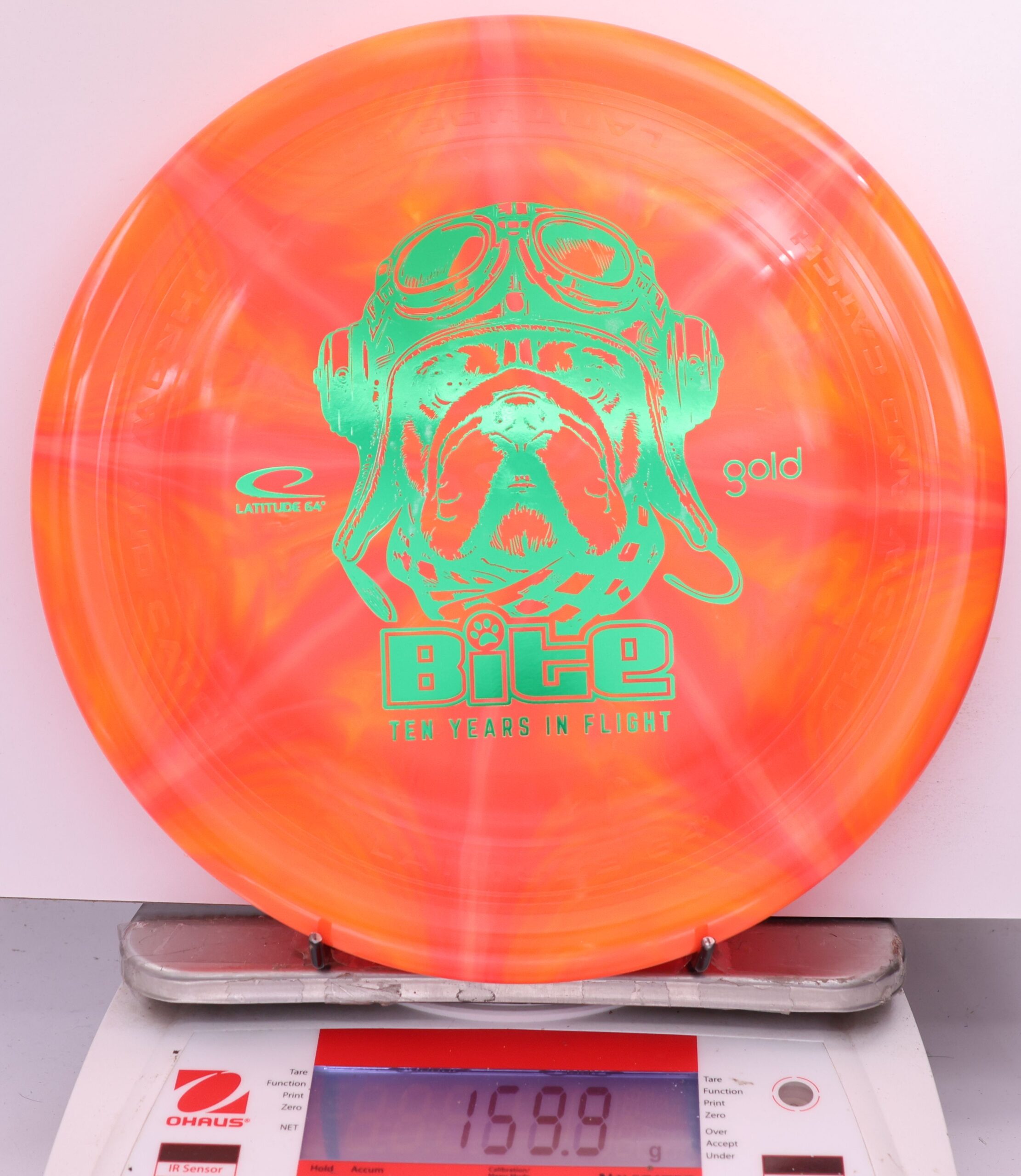 604993 Gold Burst Bite, 10 Year Anniversary - #866 Orange, 160
