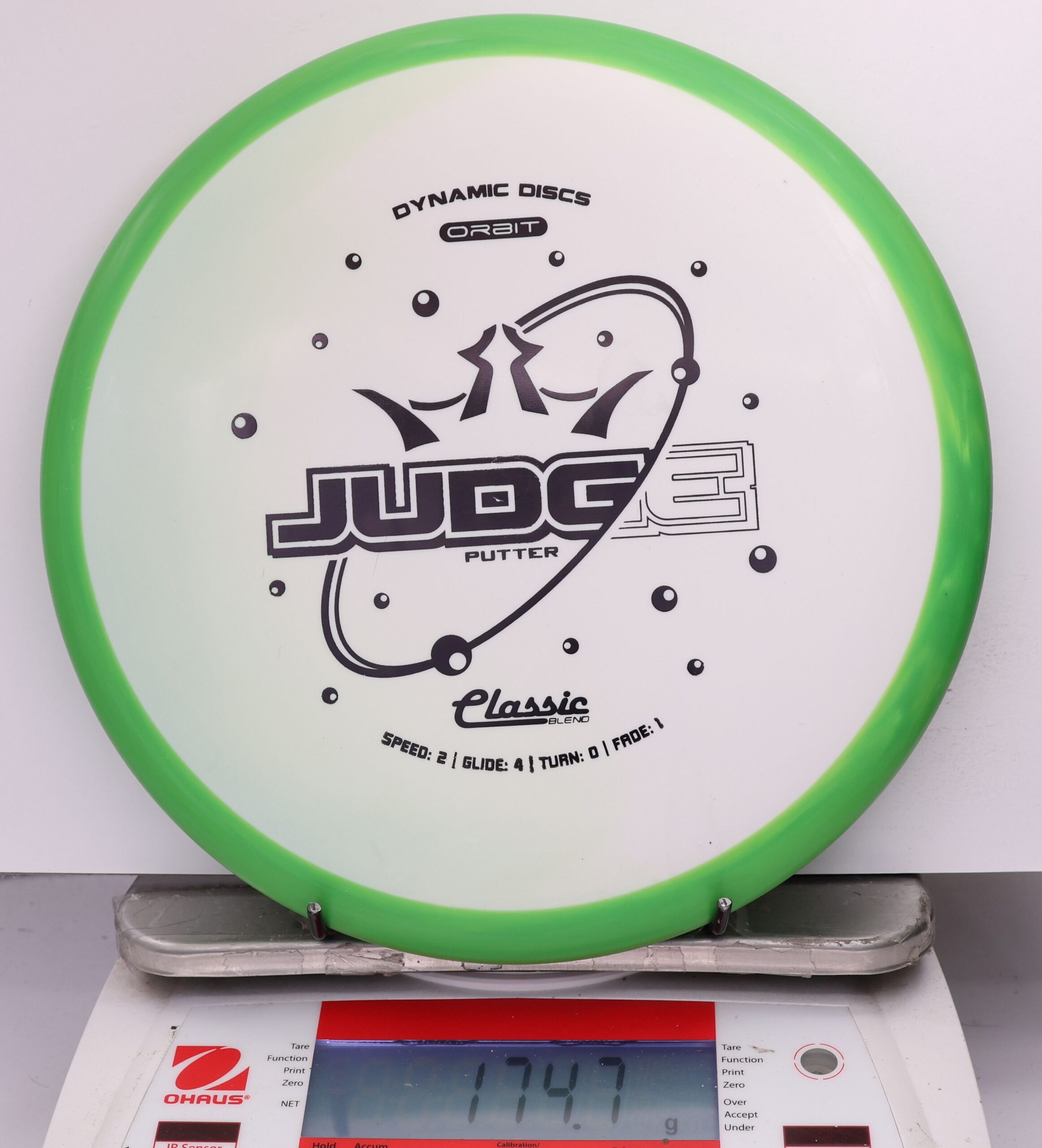 607102 Classic Blend Orbit Judge - #851 Green-White, 175