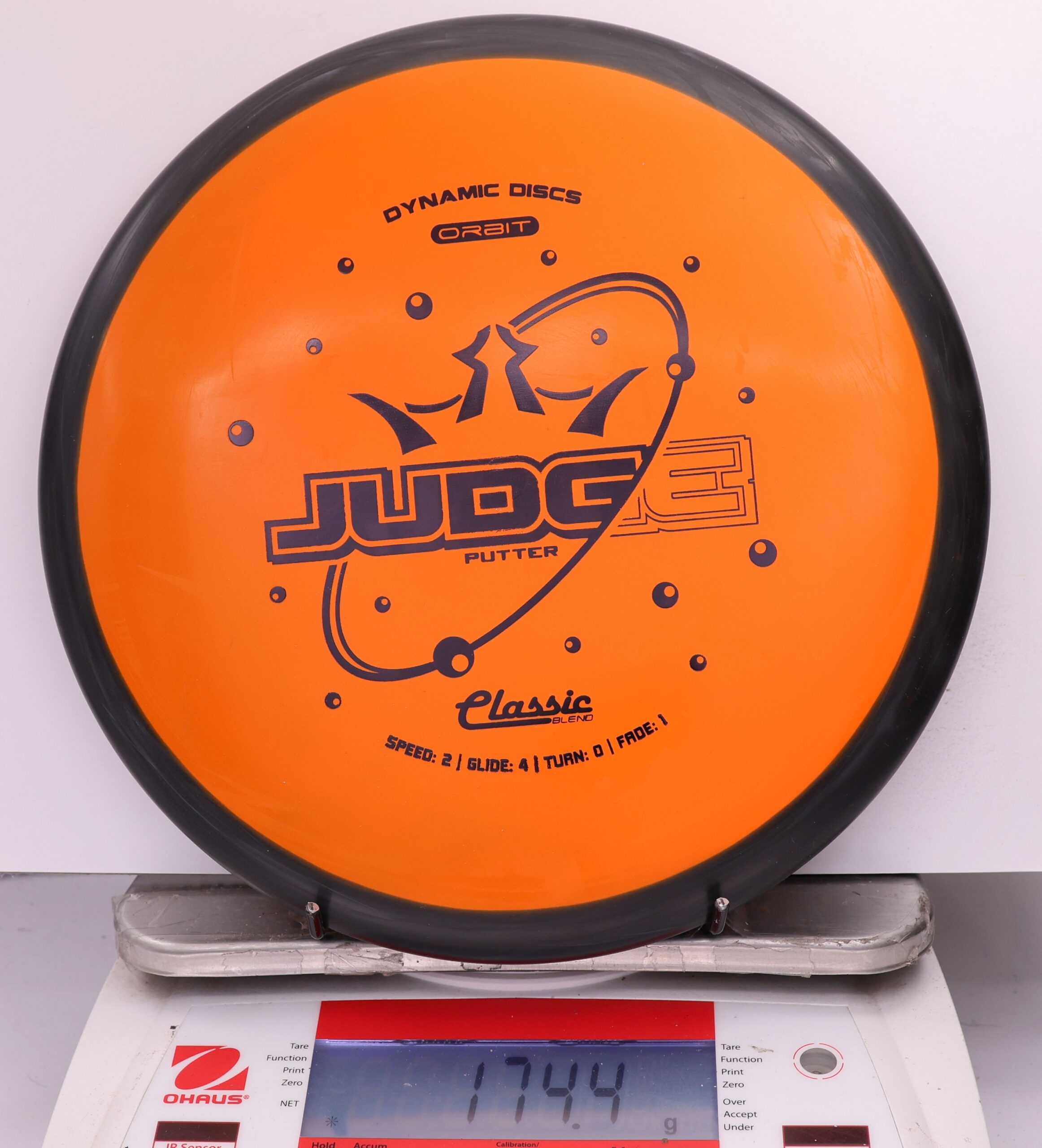 607118 Classic Blend Orbit Judge - #856 Black-Orange, 174