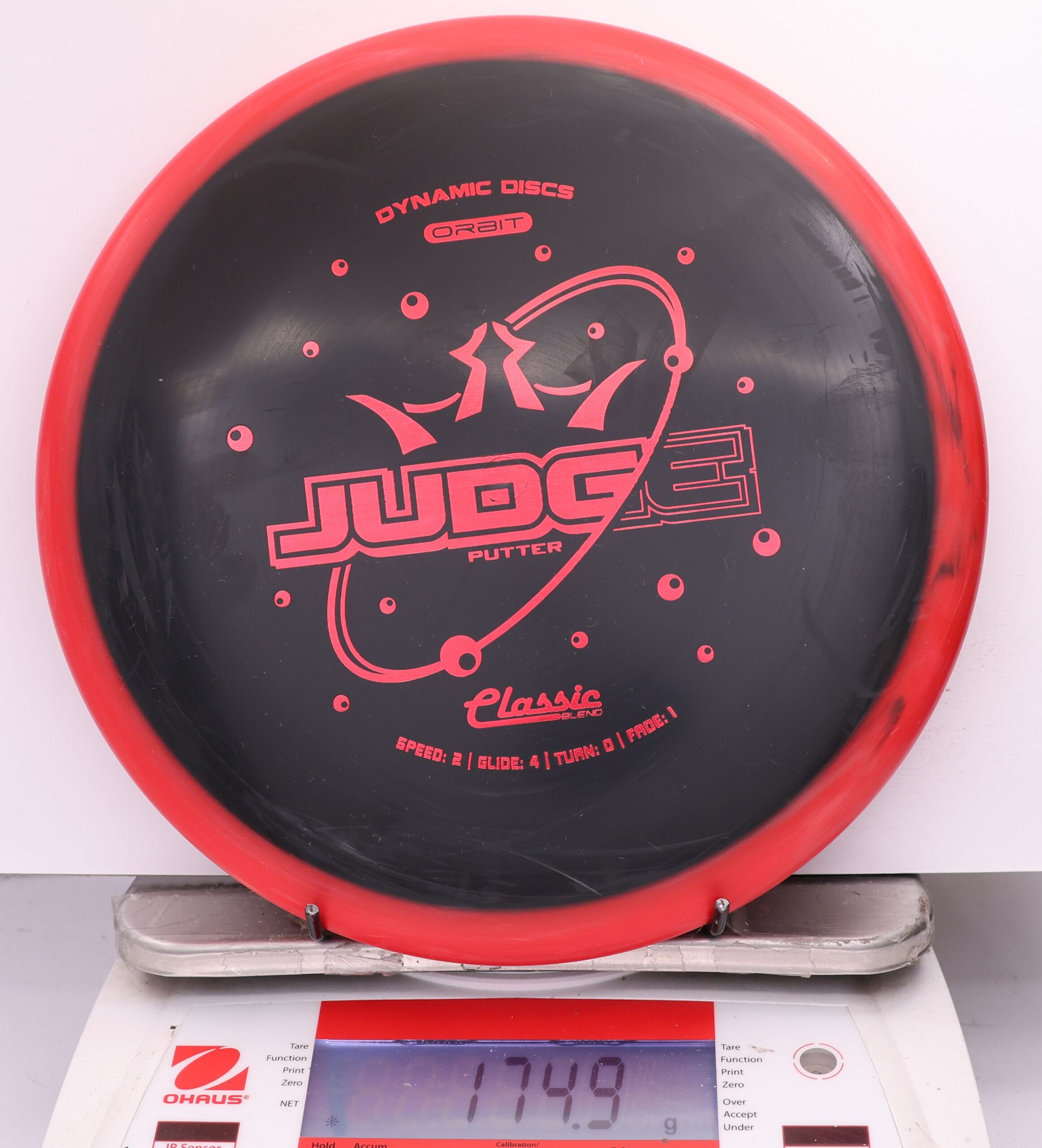 607127 Classic Blend Orbit Judge - #857 Red-Black, 175