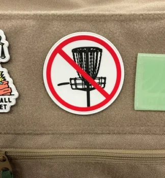 NO Low Putts PVC, Velcro Patch
