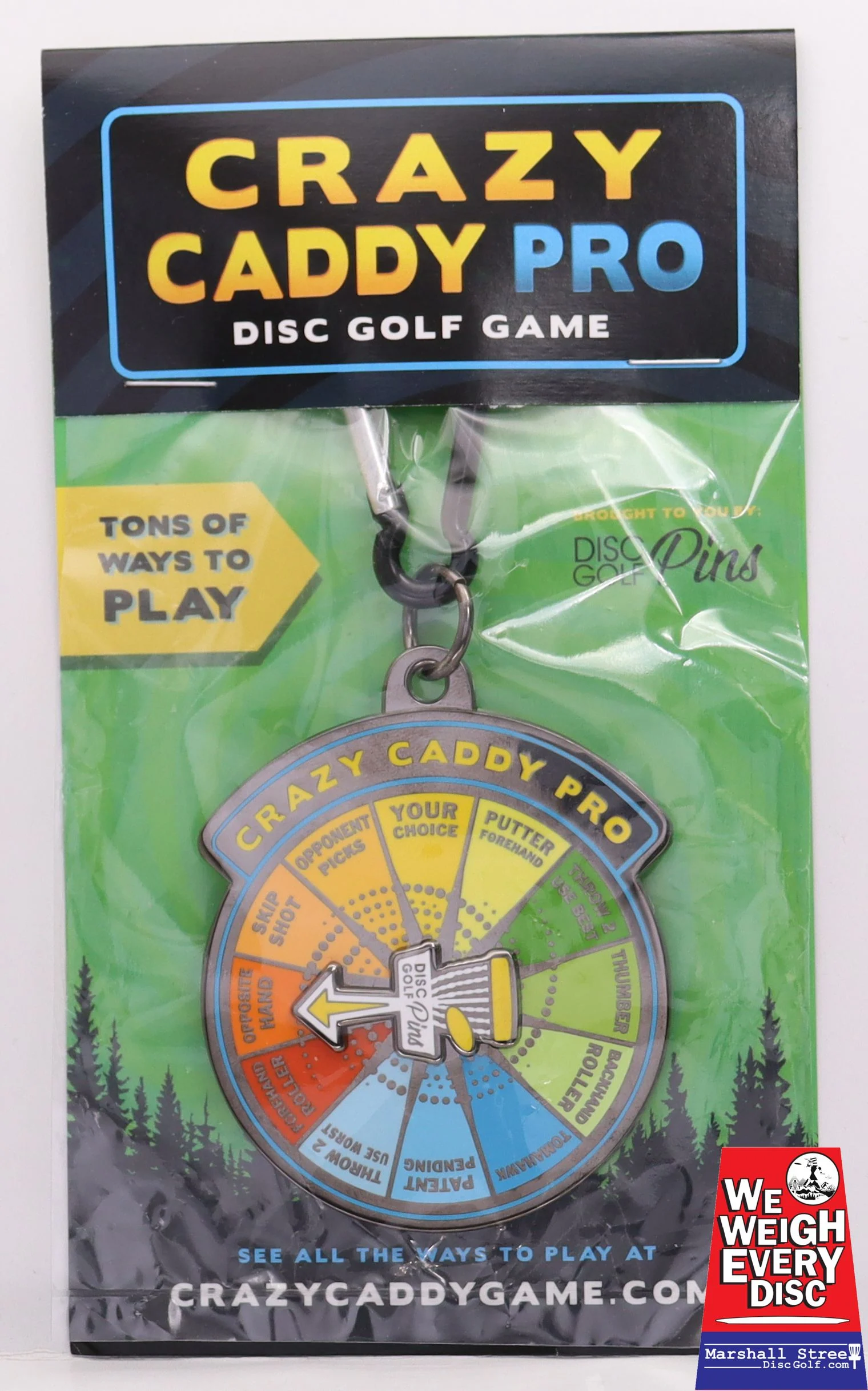 612886 Crazy Caddy Pro Disc Golf Game - Keychain - Crazy Caddy