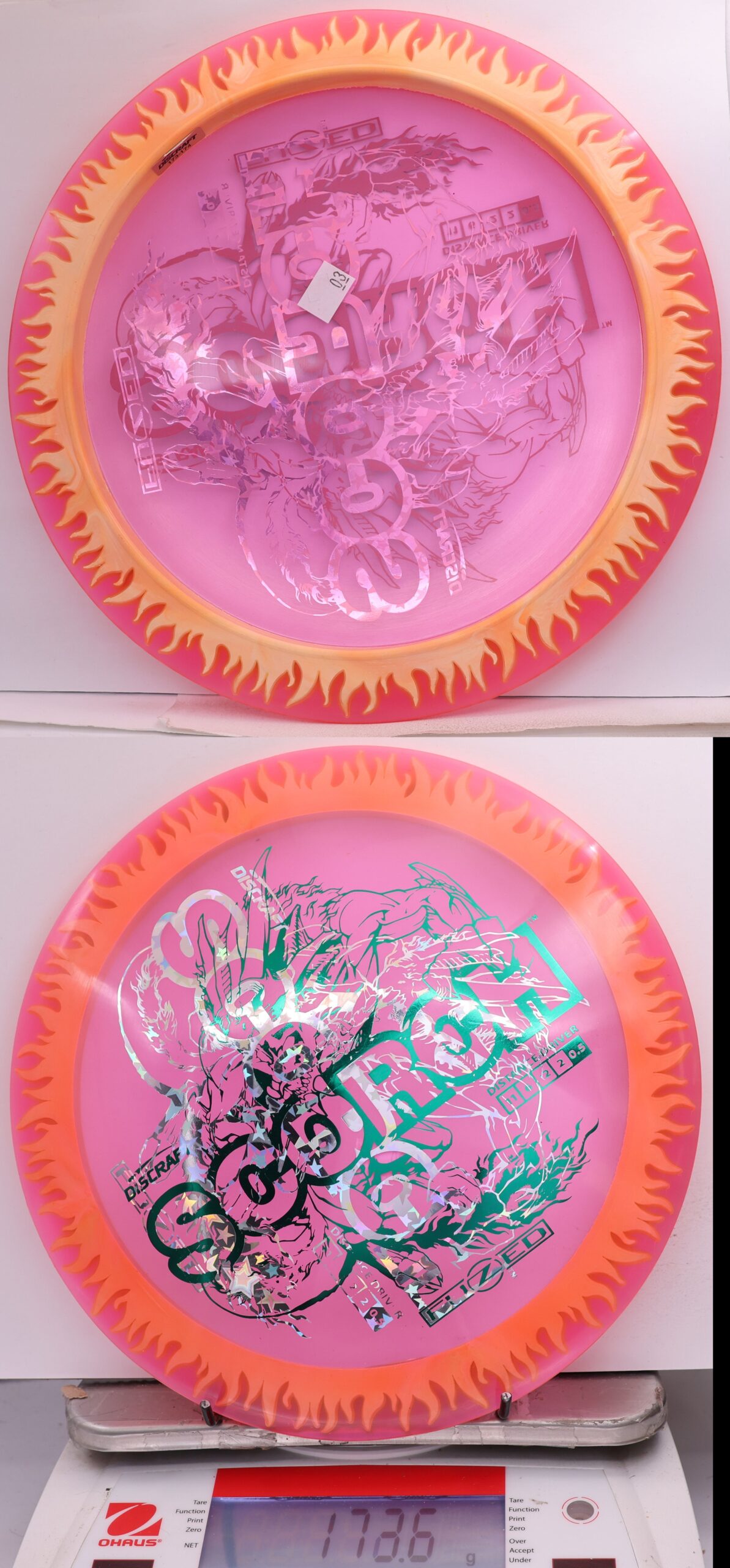 612905 X-Out FuZed Line Scorch - Flames - #03 LtOrng-Pink, 174