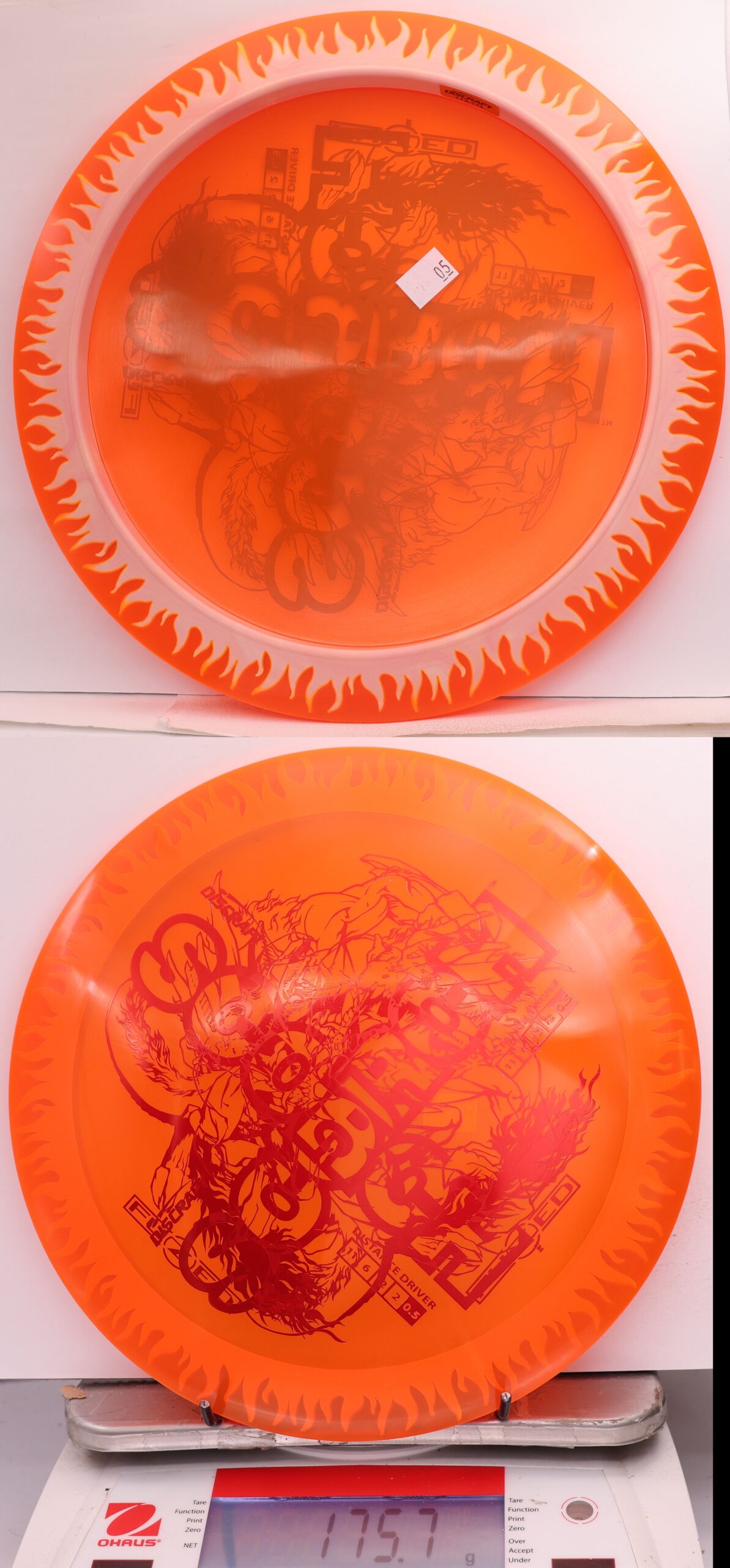 612907 X-Out FuZed Line Scorch - Flames - #05 Orange-BrlyPink, 176