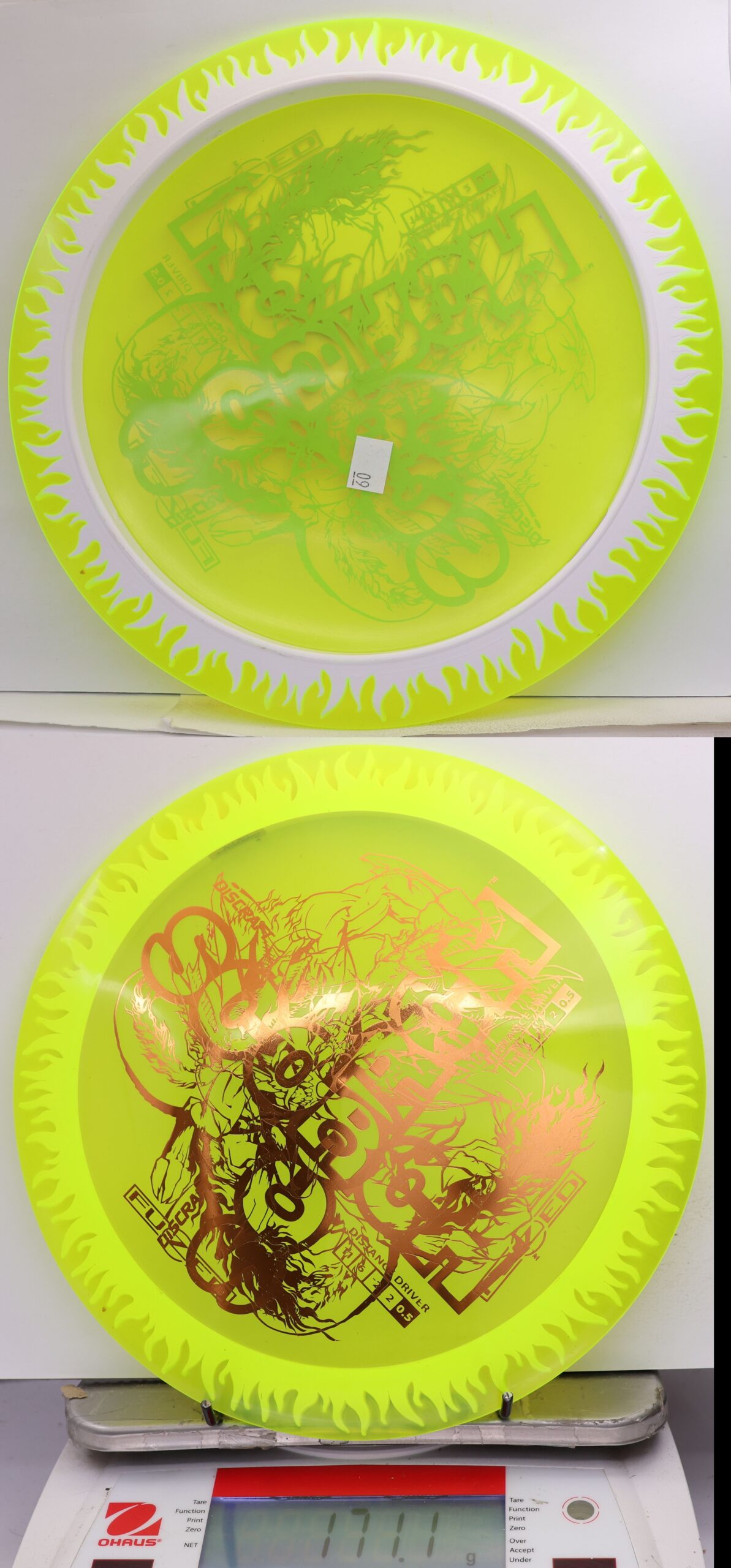 612922 X-Out FuZed Line Scorch - Flames - #09 NYellow-White, 171