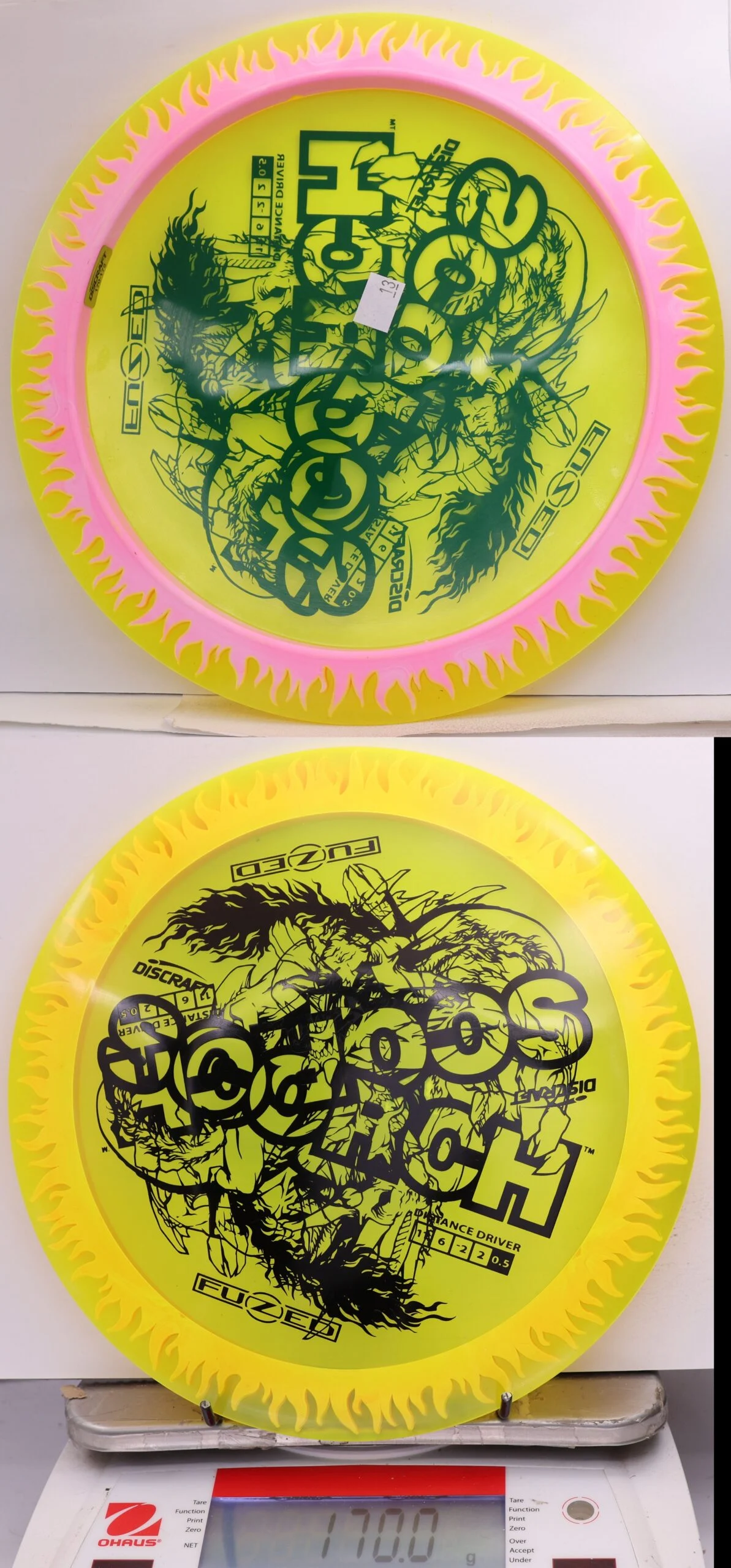 612937 X-Out FuZed Line Scorch - Flames - #13 Yellow-Pink, 170