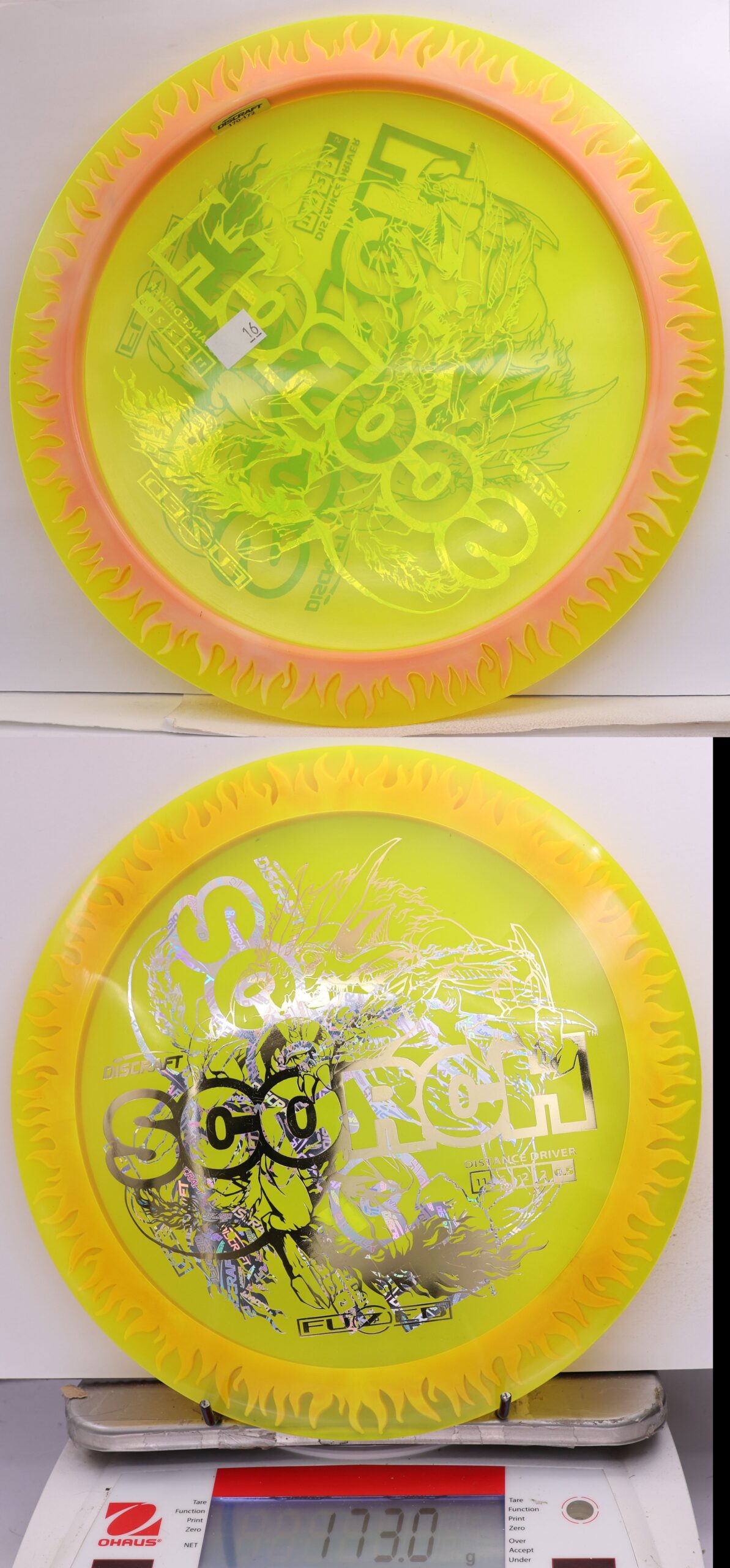 612951 X-Out FuZed Line Scorch - Flames - #16 Yellow-PinkOrng, 173