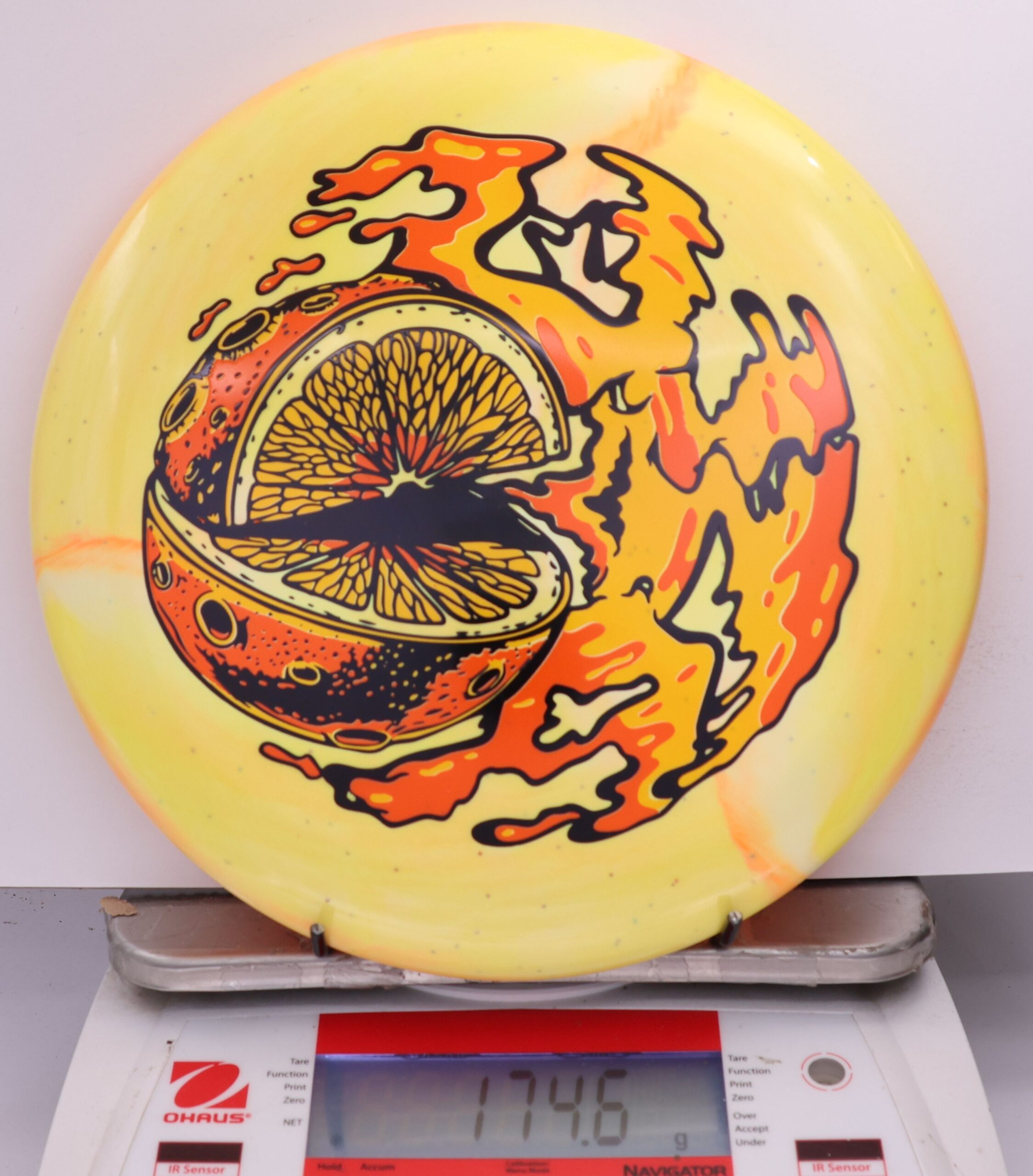 613430 ESP Swirl Sparkle Luna, Paul McBeth Orange Tri-Foil - 2025 Supreme Flight Open - #465 LtOrange, 175