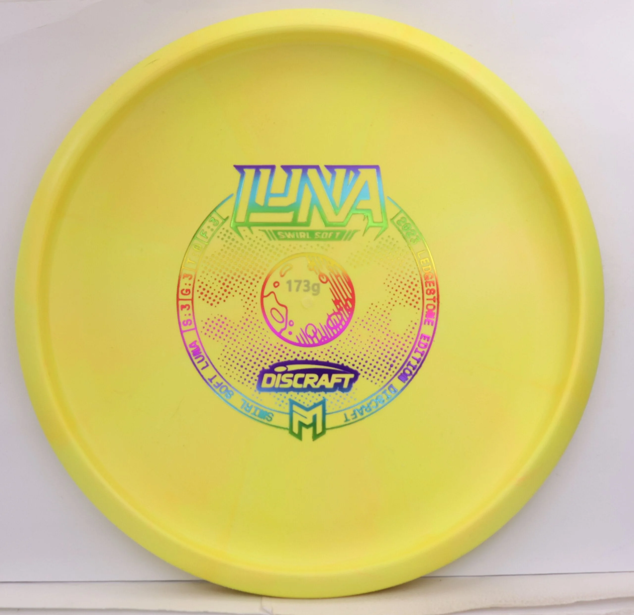 Swirl Soft Luna, Paul McBeth - Bottom Stamp