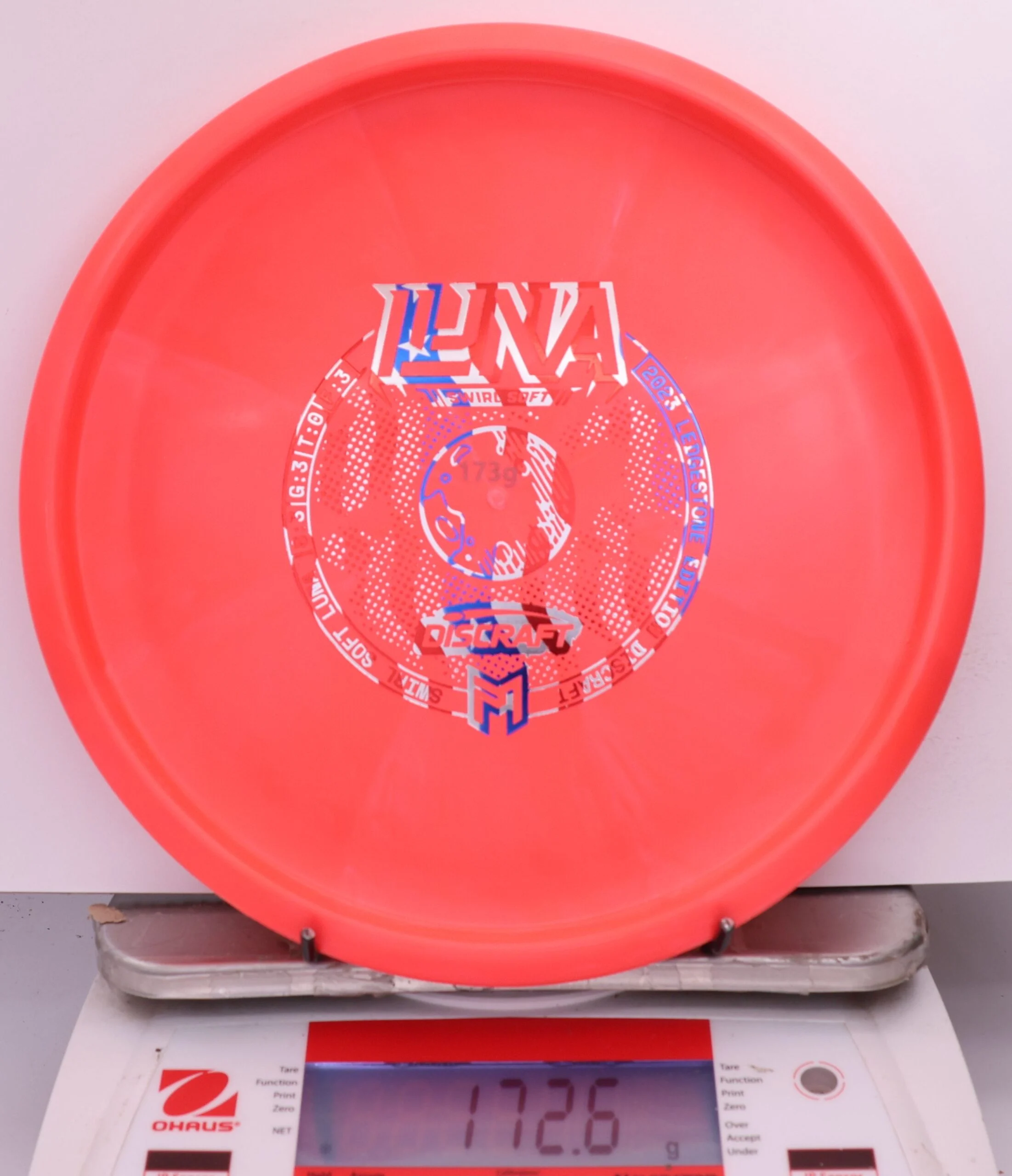 613681 Swirl Soft Luna, Paul McBeth - Bottom Stamp - #473 SoftRed, 173