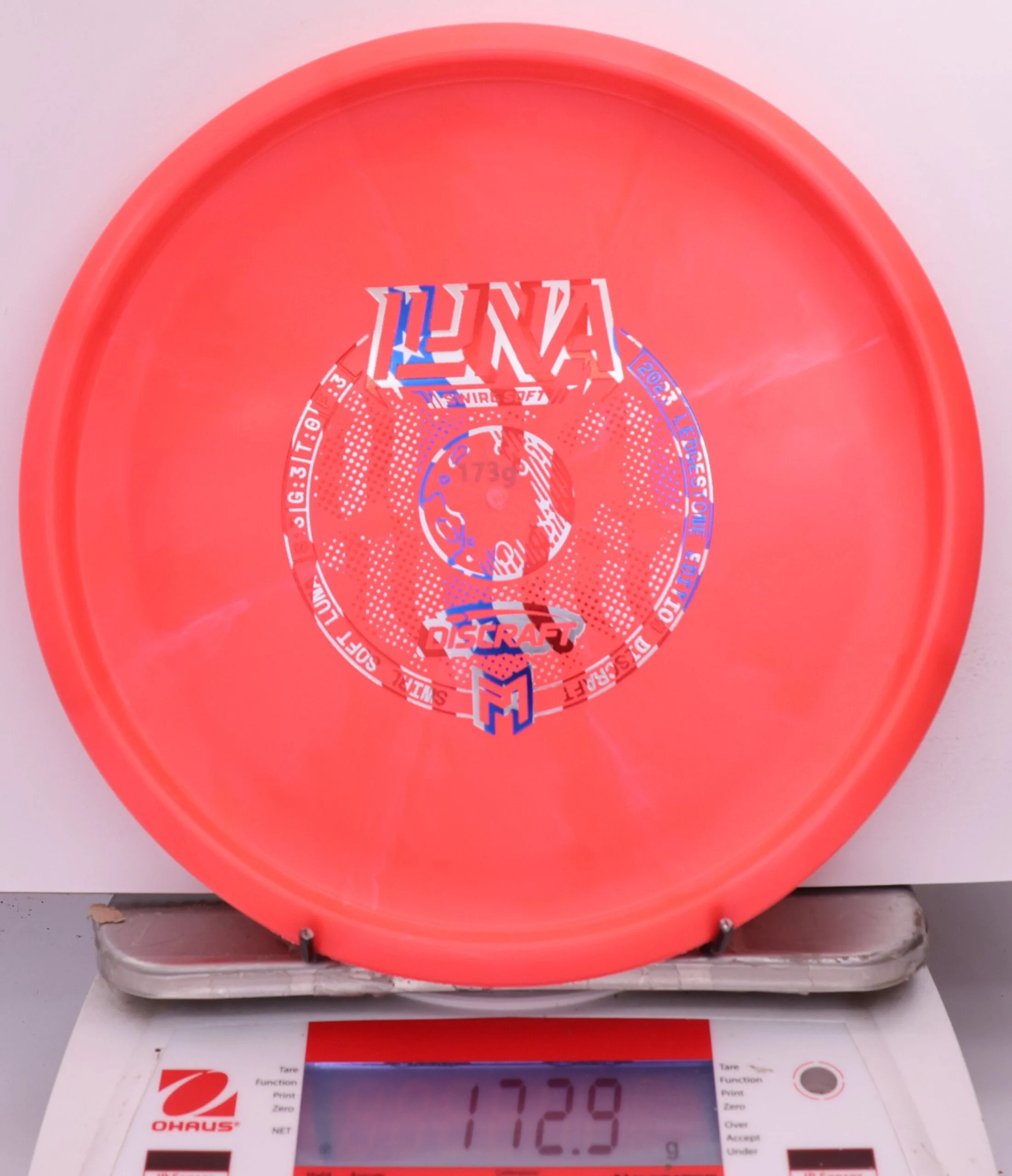 613682 Swirl Soft Luna, Paul McBeth - Bottom Stamp - #474 SoftRed, 173