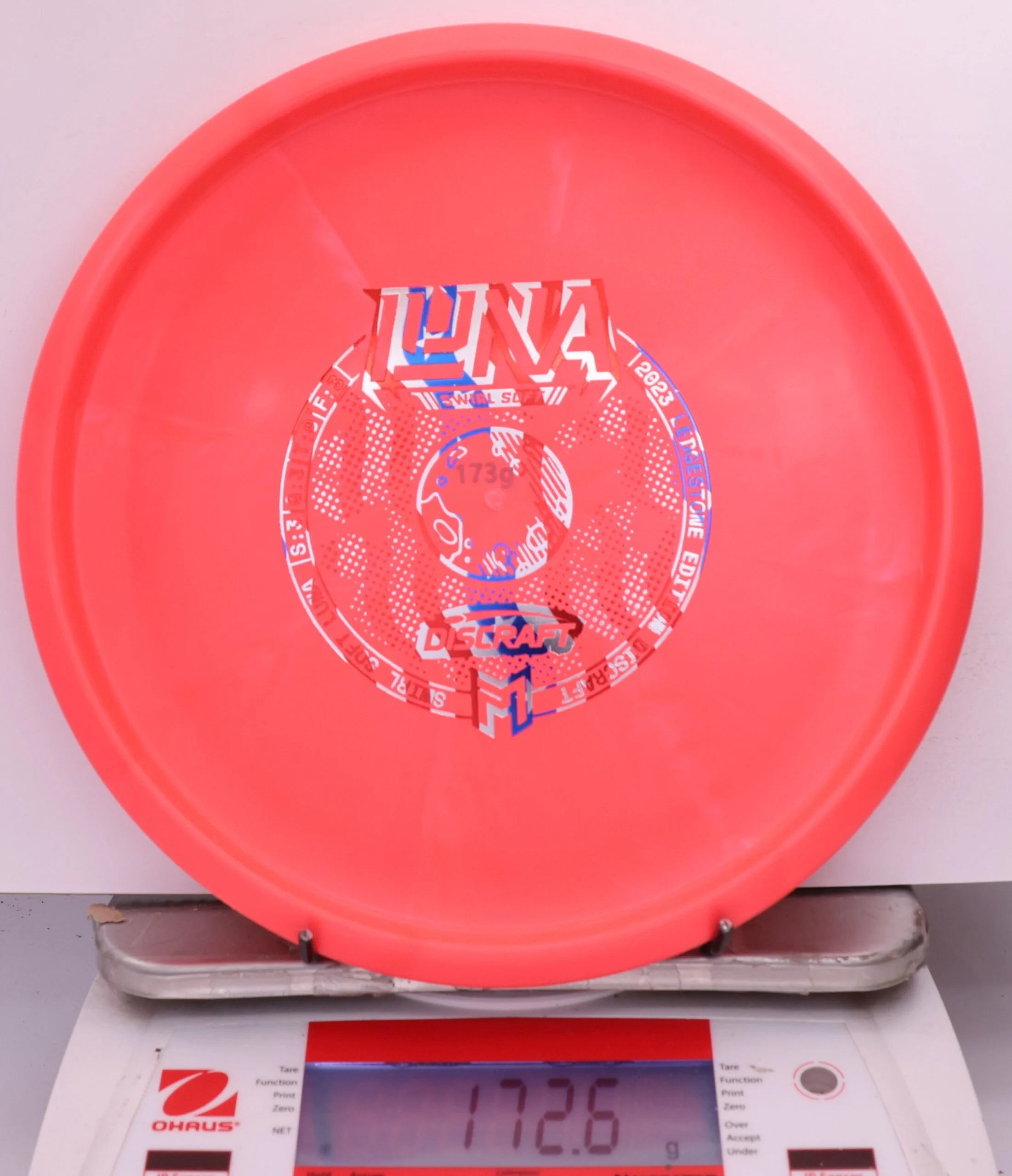 613683 Swirl Soft Luna, Paul McBeth - Bottom Stamp - #475 SoftRed, 173