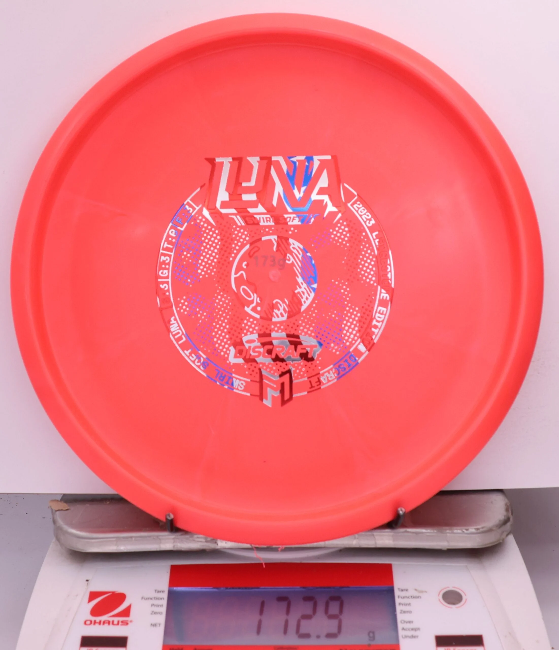 613719 Swirl Soft Luna, Paul McBeth - Bottom Stamp - #477 SoftRed, 173