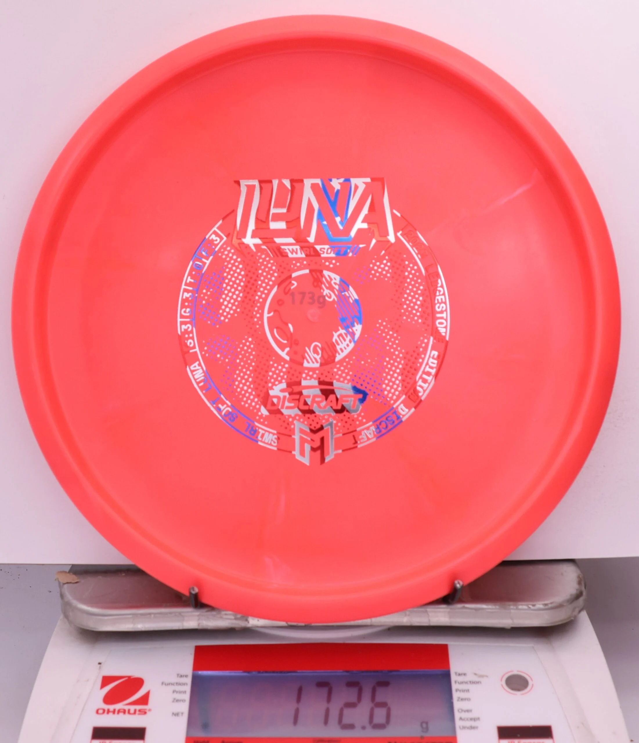 613720 Swirl Soft Luna, Paul McBeth - Bottom Stamp - #478 SoftRed, 173