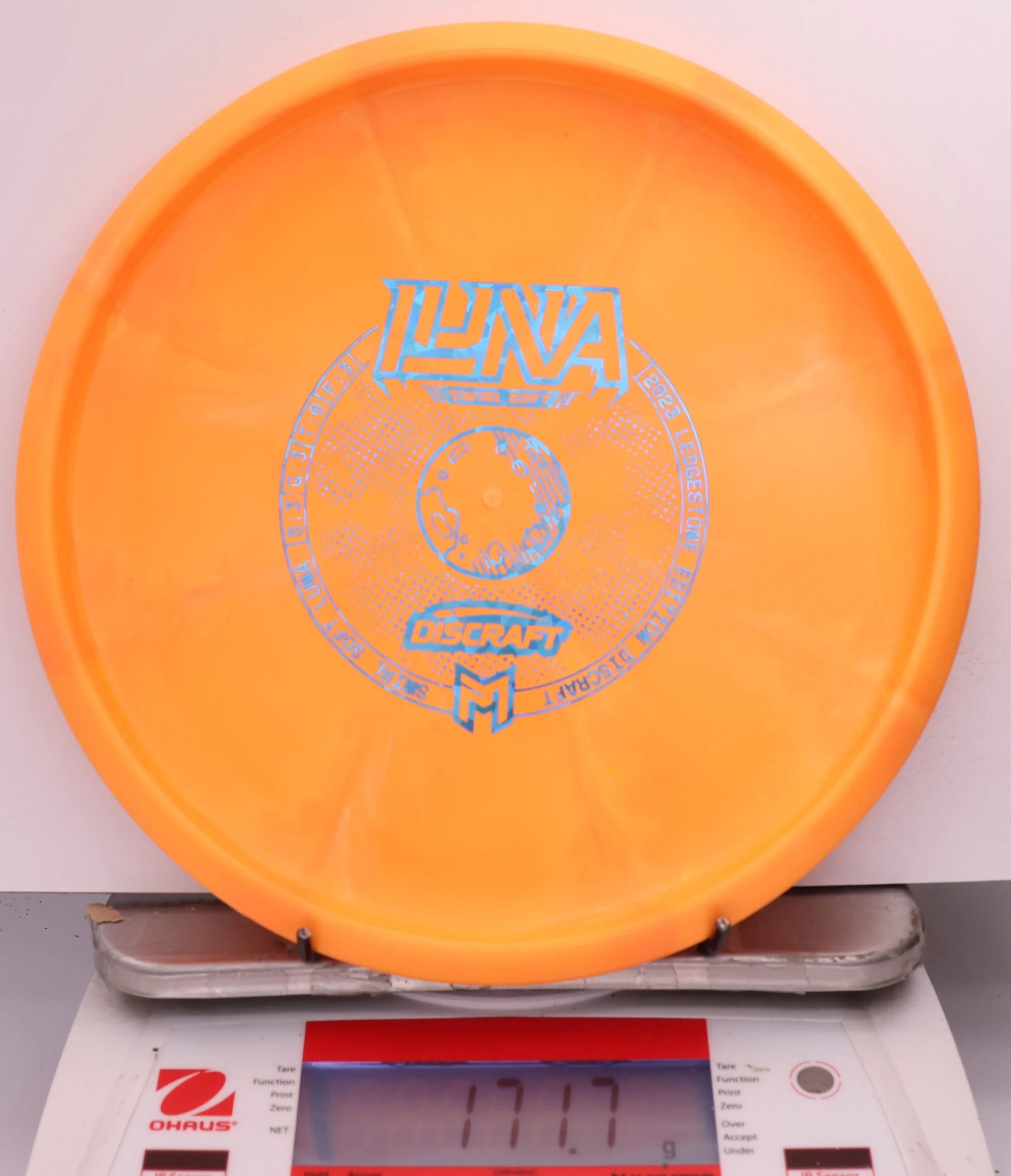 613757 Swirl Soft Luna, Paul McBeth - Bottom Stamp - #481 Orange, 172