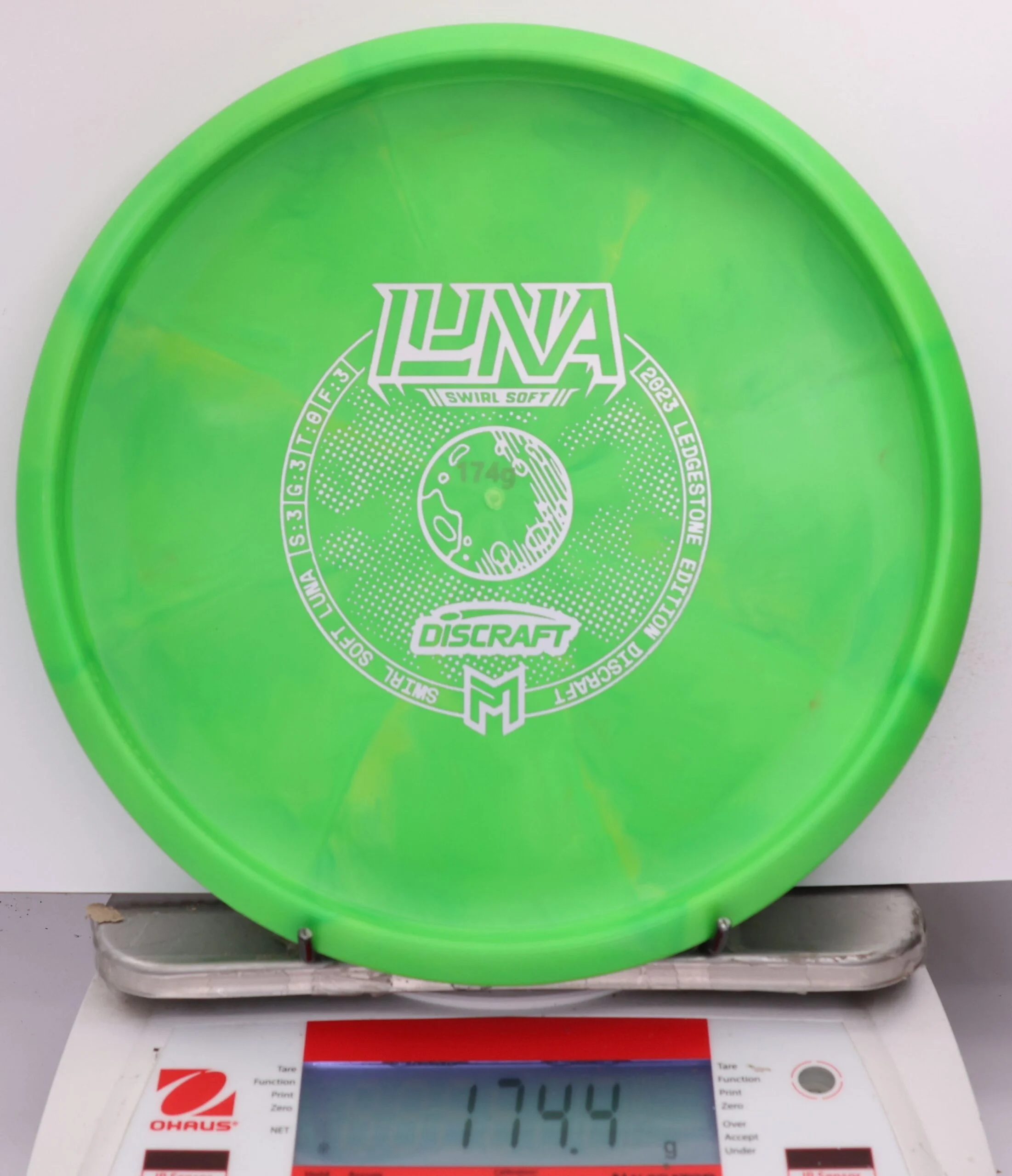 613761 Swirl Soft Luna, Paul McBeth - Bottom Stamp - #485 Green, 174